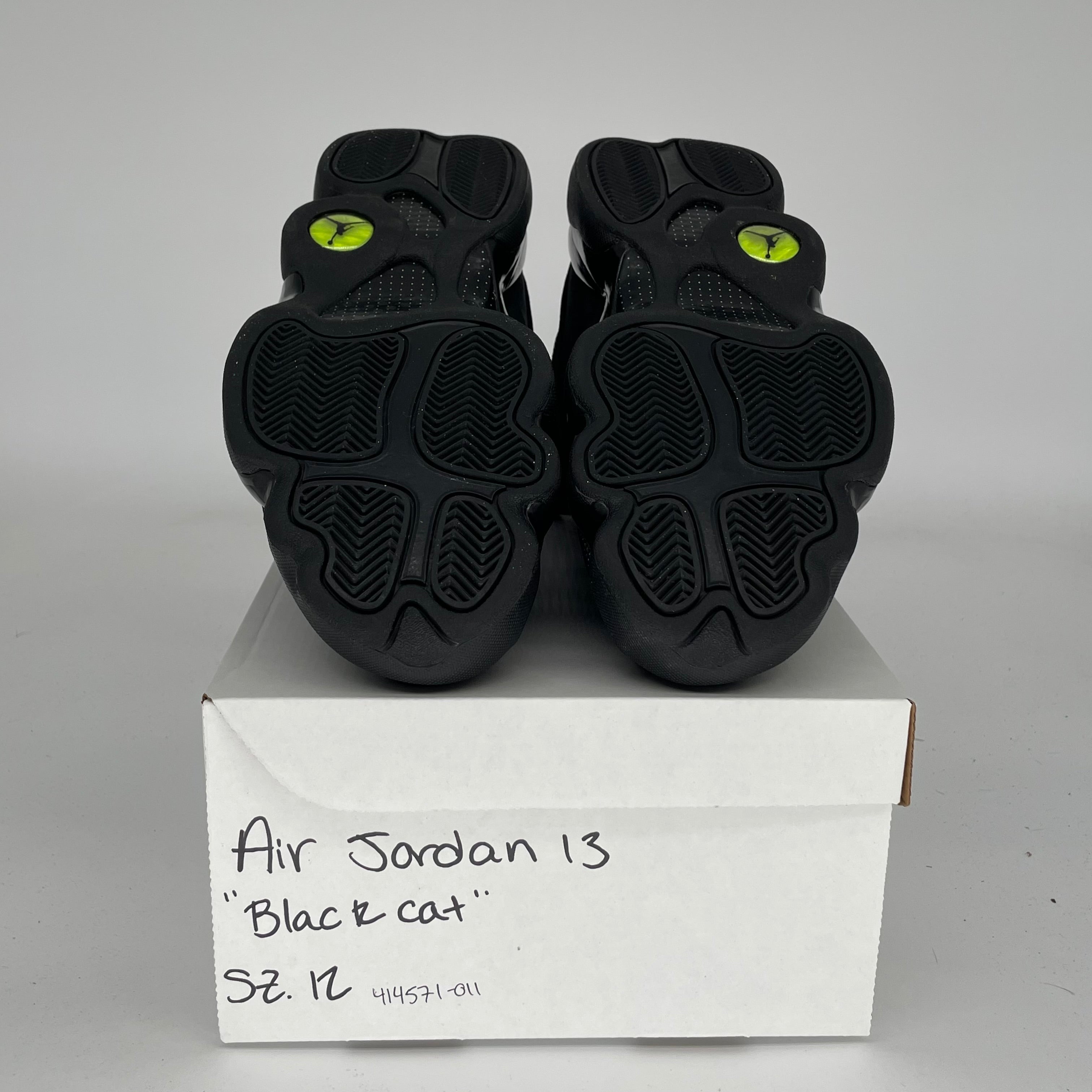 Original Black Cat Air Jordan 13 Retro Men's Basketball Shoes Size 12 - Style 414571-011 | Perfect for Streetwear, Sneaker Collecting & Casual Wear