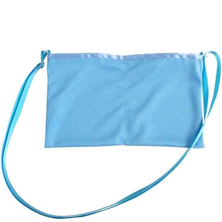 BNRendles Quick Dry Mastectomy Drain Shower Bag - Post Surgery Drainage Pouch Holder for Tummy Tuck, Breast Reconstruction & Explant - Stretchy JP Drains Management Pockets (Blue) - Ideal for Post-Op Care, Showering & Daily Activities