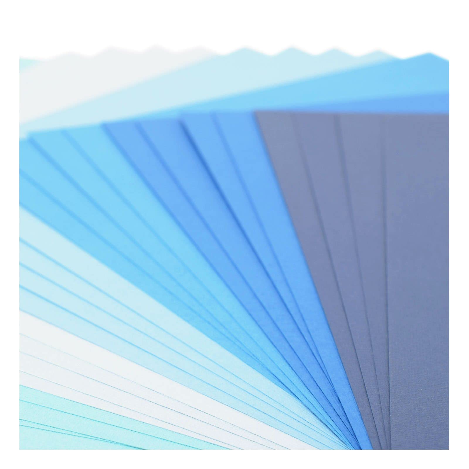 Vaessen Creative Cardstock Canvas Texture Scrapbook Paper - 12x12 Inch Premium Blue Paper for DIY Crafts, Scrapbooking, Card Making & Home Decor Projects