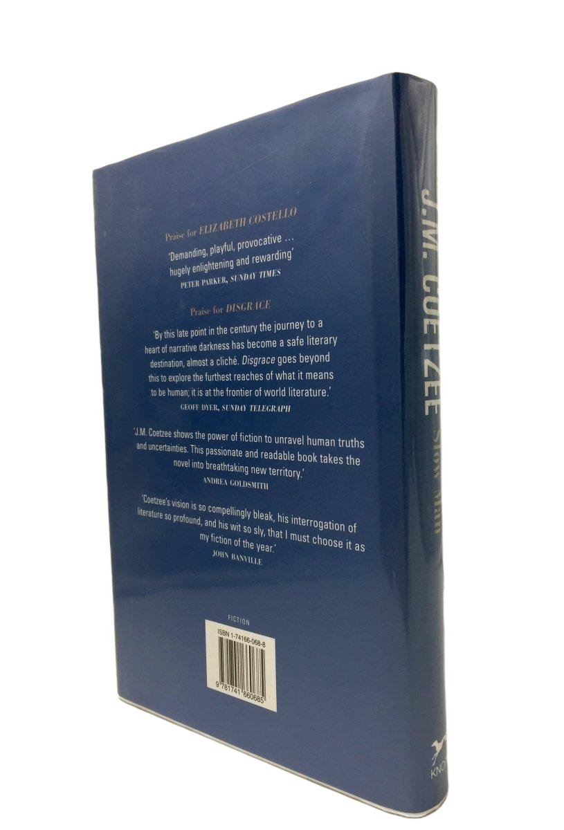 Slow Man by J.M. Coetzee - Signed First Edition | Collectible Literary Fiction Novel | Perfect for Book Clubs & Gifts