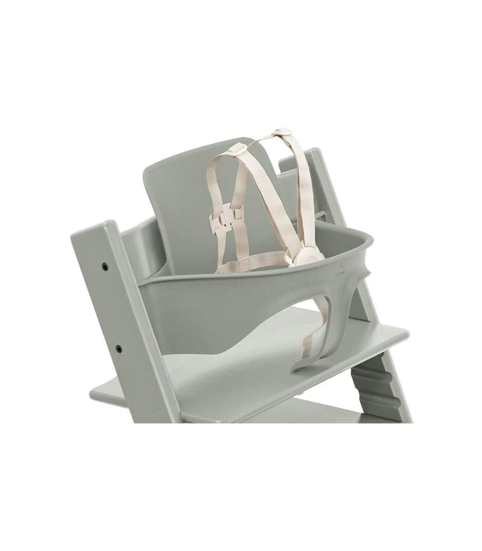 Stokke Tripp Trapp Baby High Chair Set with Safety Harness - Adjustable Wooden Chair for Toddlers & Infants - Perfect for Dining, Feeding & Learning at Home
