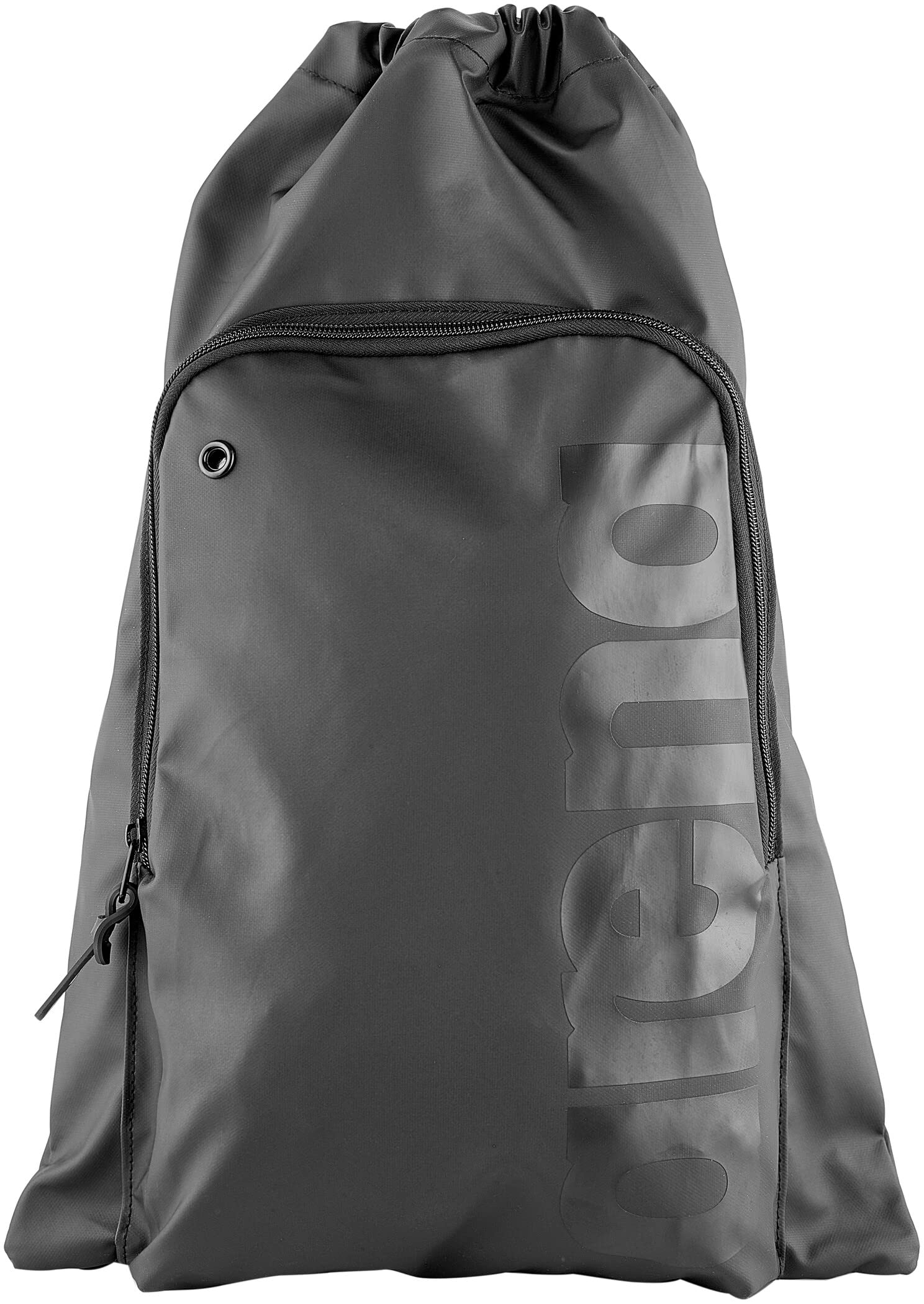 Arena Team All Black Pool Gym Sack - Waterproof Swim Bag for Swimming, Gym, and Beach - Perfect for Athletes, Fitness Enthusiasts, and Travel