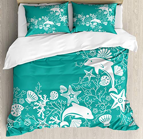 Sea Green White