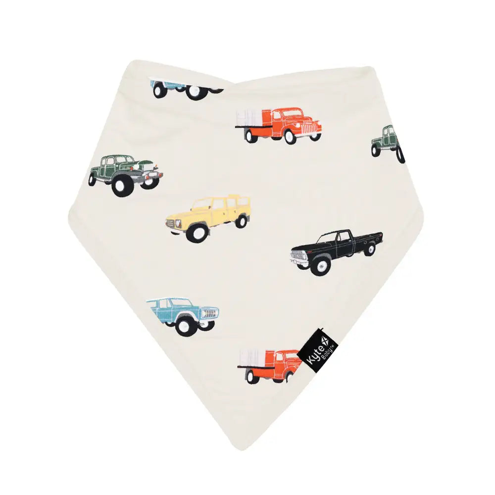 Vintage Truck Baby Bib - Soft, Absorbent & Adorable for Mealtime - Perfect for Infants, Toddlers & Messy Eaters - Cute Feeding Accessory for Boys & Girls