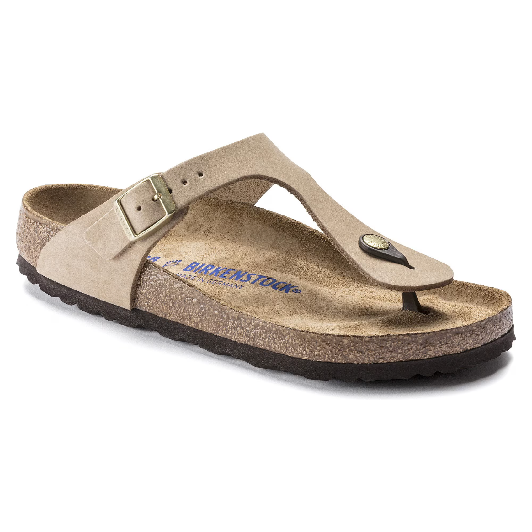 Birkenstock Women's Gizeh Soft Footbed Sandals - Comfortable Nubuck Leather Flip Flops for Women | Perfect for Beach, Pool, and Summer Casual Wear