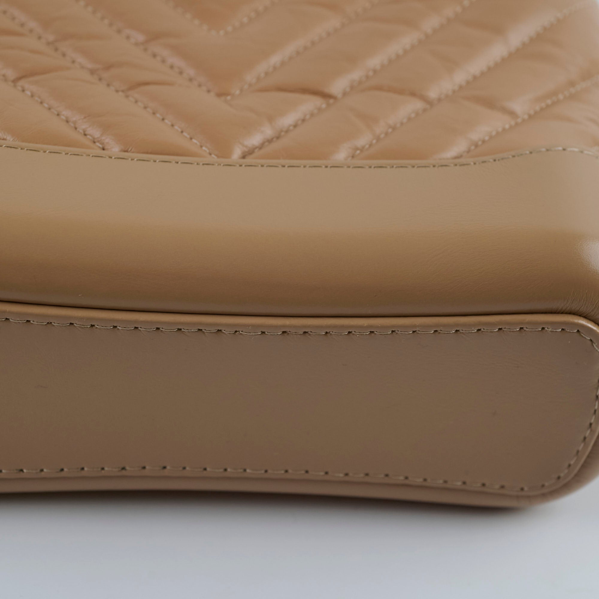 Chanel Small Chevron Gabrielle Bag in Beige | Luxury Crossbody Handbag for Women | Perfect for Everyday Use, Parties & Special Occasions