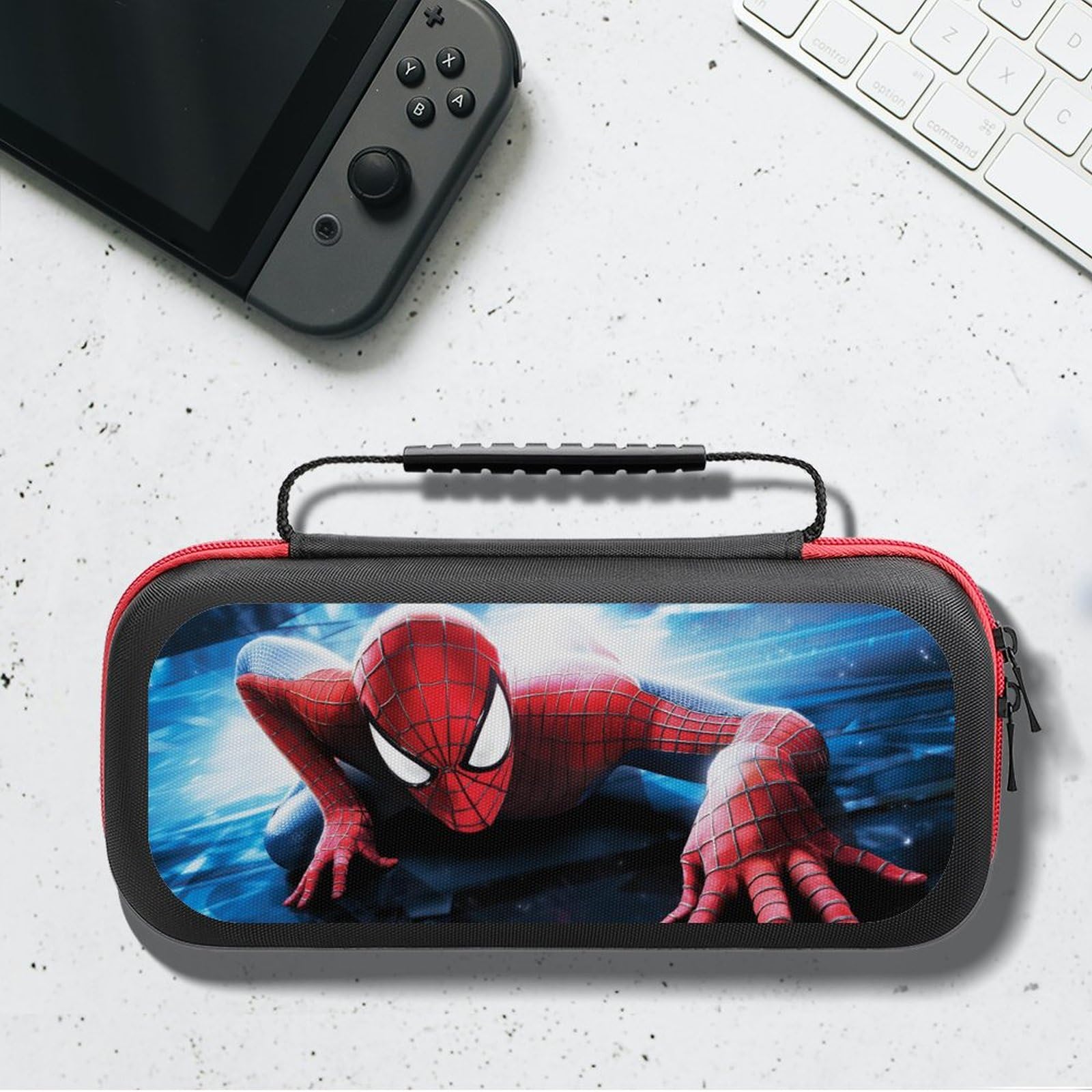 Premium Nintendo Switch OLED Case - Durable Protective Travel Carrying Case for Nintendo Switch & Switch OLED with Extra Storage Space | Perfect for Gaming On-The-Go, Travel Protection & Accessories Organization (Style12)