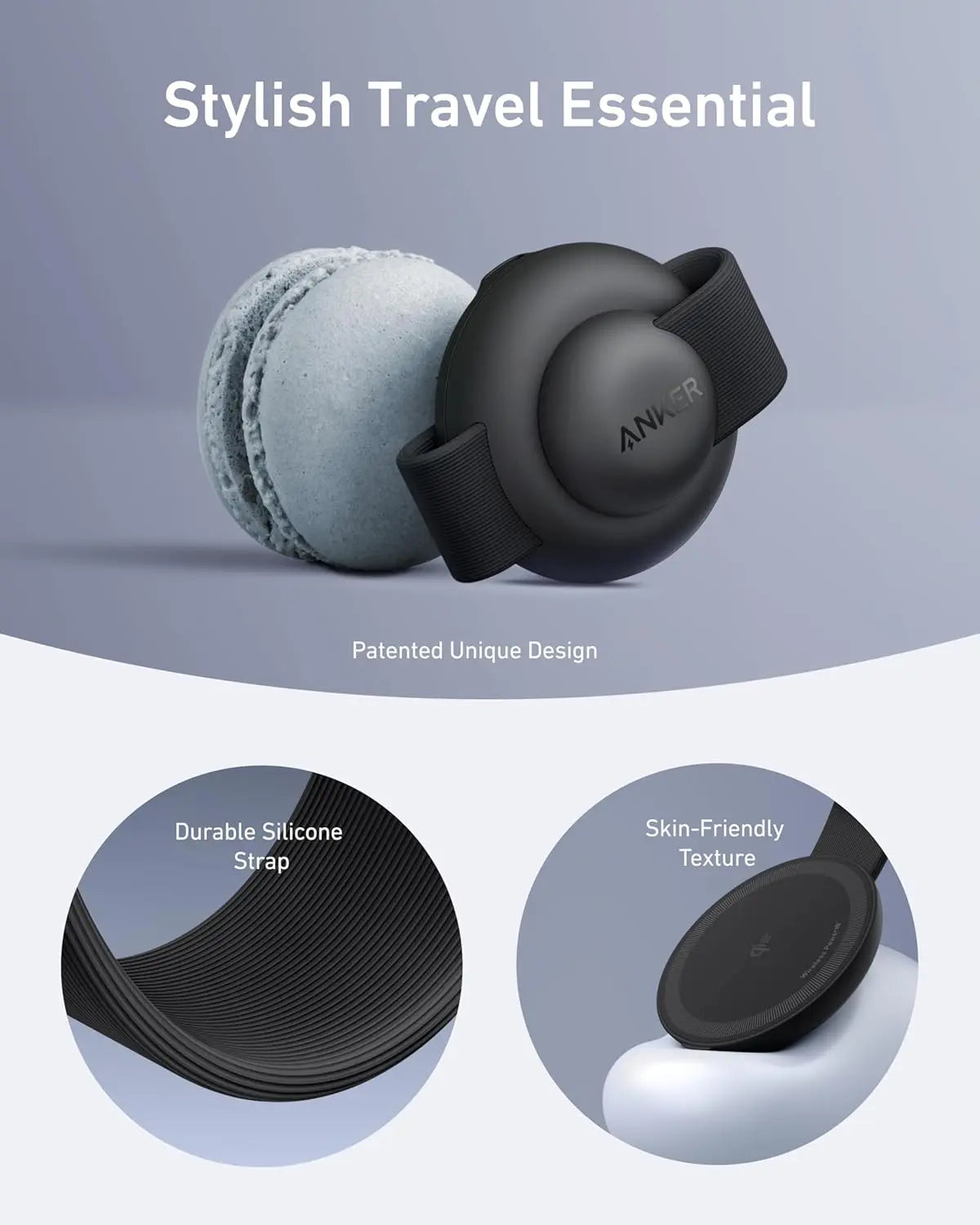 Anker MagGo 3-in-1 Foldable Wireless Charging Station - 15W Qi2 Certified Fast Charger for iPhone, AirPods & Apple Watch | Portable Travel Charging Pad for Home, Office & Car Use