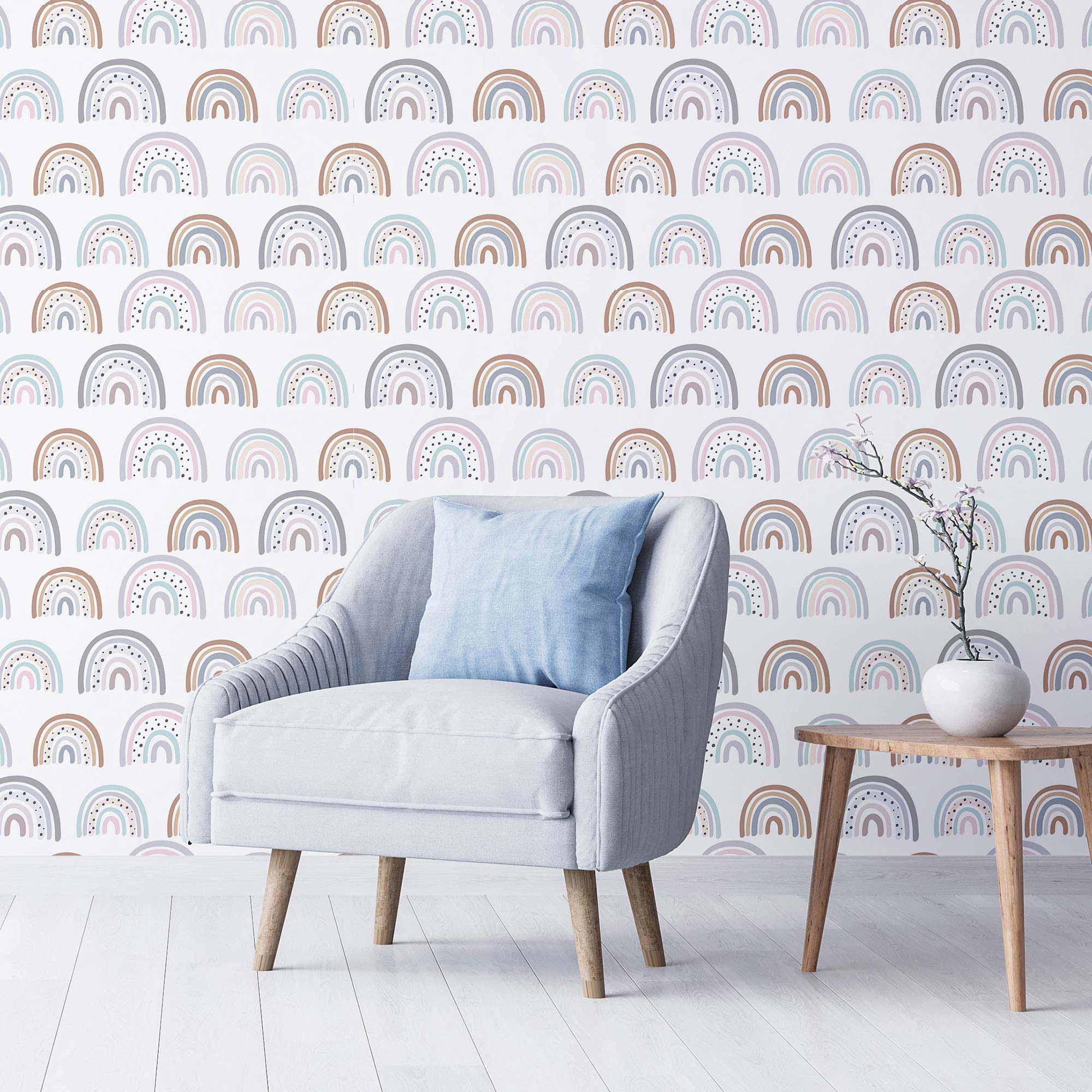 Pink Candy Peel and Stick Removable Wallpaper - Self-Adhesive Decorative Wall Covering for Bedroom, Nursery, or Home Office - Easy to Apply & Remove - Pattern #2596
