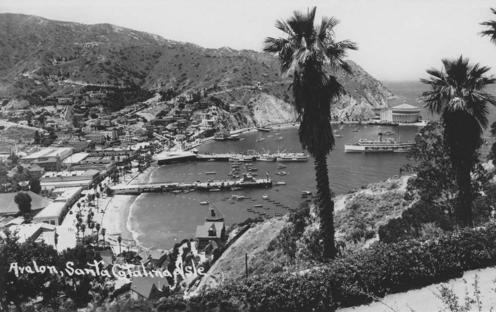 12x18 Avalon Santa Catalina Island Harbor Wall Art Poster - Coastal Decor for Living Room, Bedroom & Office | California Beach Scenery Print