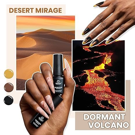 Beetles 108 PCS Gel Nail Polish Kit with UV Light - 55 Colors Valentine's Day Set Including Base Coat, Glossy & Matte Top Coat, Glitter & Cat Eye Polish (Red, Green, Brown, Purple, Pink) - Perfect for DIY Manicures, Nail Salons & Gift for Women