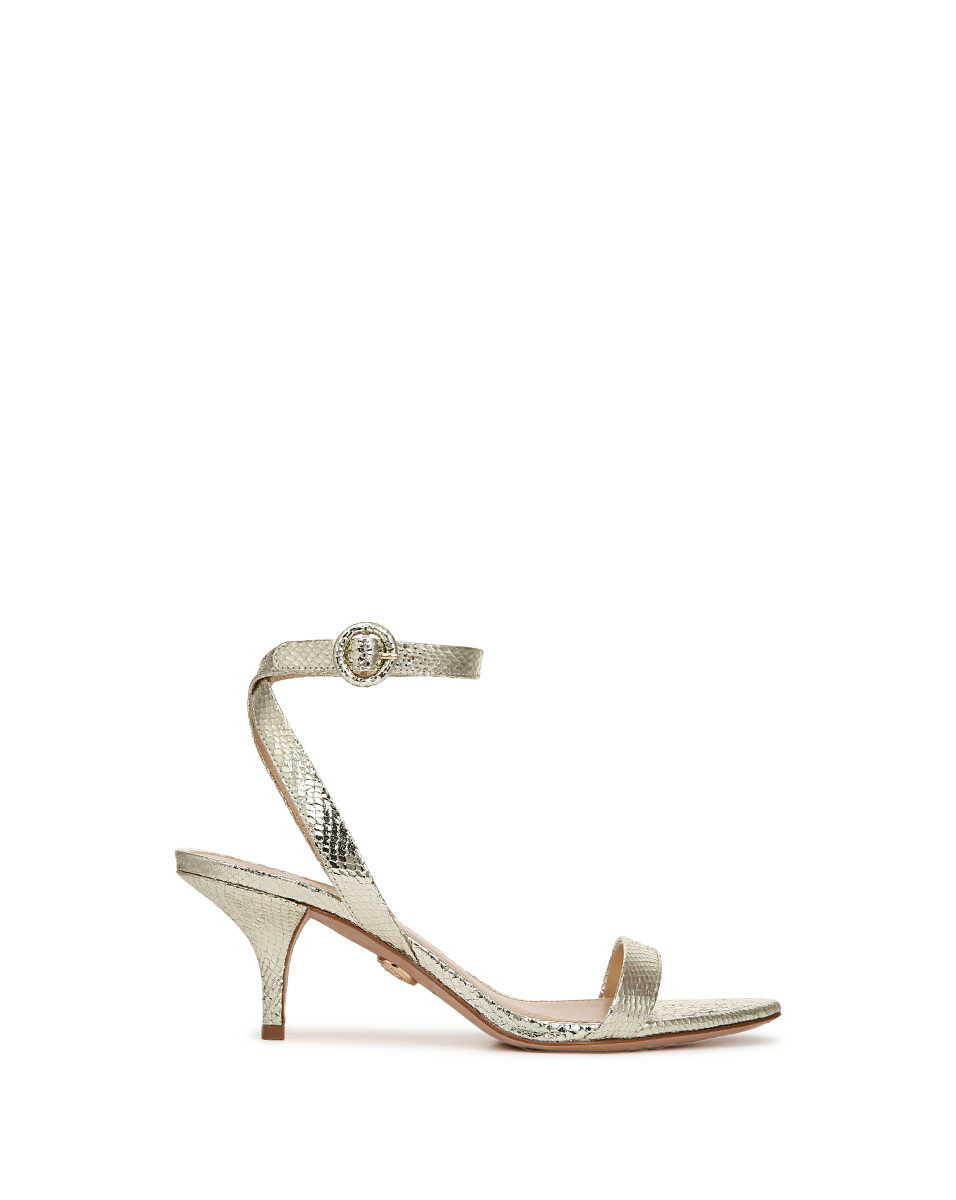 Darcelle Women's Metallic Leather Sandals - Comfortable Gladiator Sandals for Summer, Beach, and Casual Outings