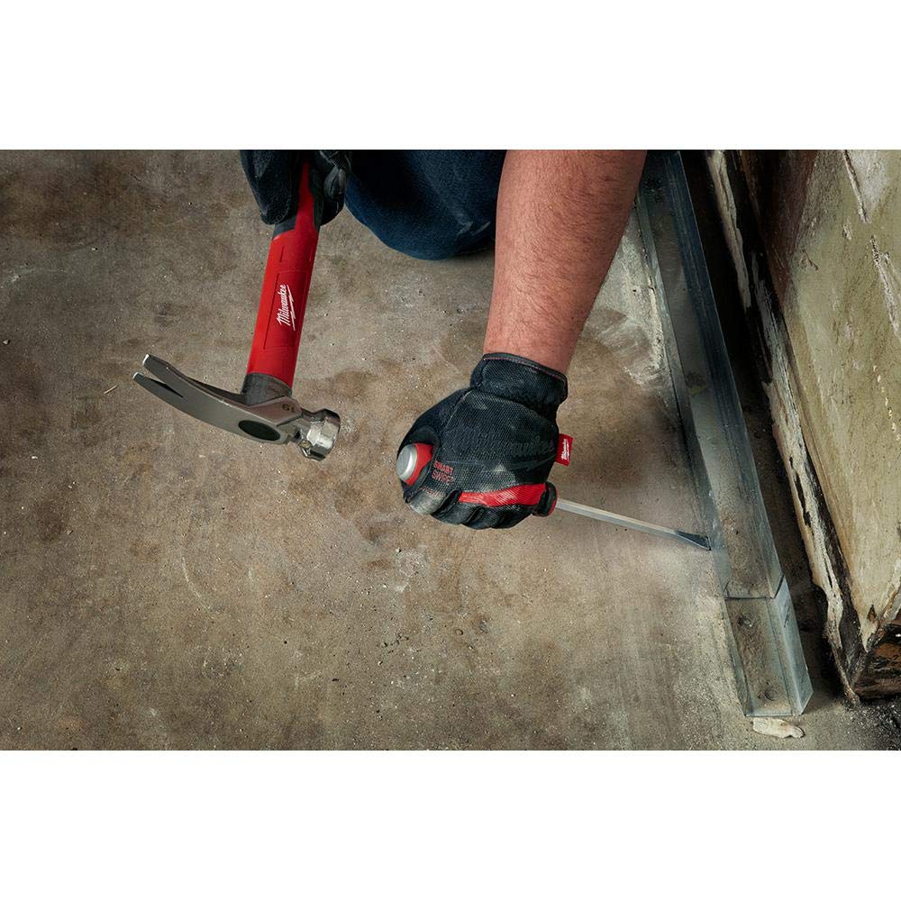 Milwaukee 48-22-2702 2-Piece Demolition Screwdriver Set - Slotted & Phillips Head with Steel End Caps - Ideal for Construction, Demolition & Heavy-Duty DIY Projects