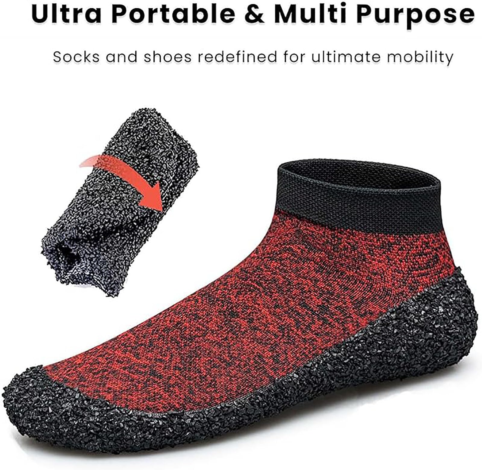 Willfeet Barefoot Sock Shoes for Women & Men - Minimalist Lightweight Sock Sneakers for Yoga, Running, Gym & Indoor/Outdoor Activities