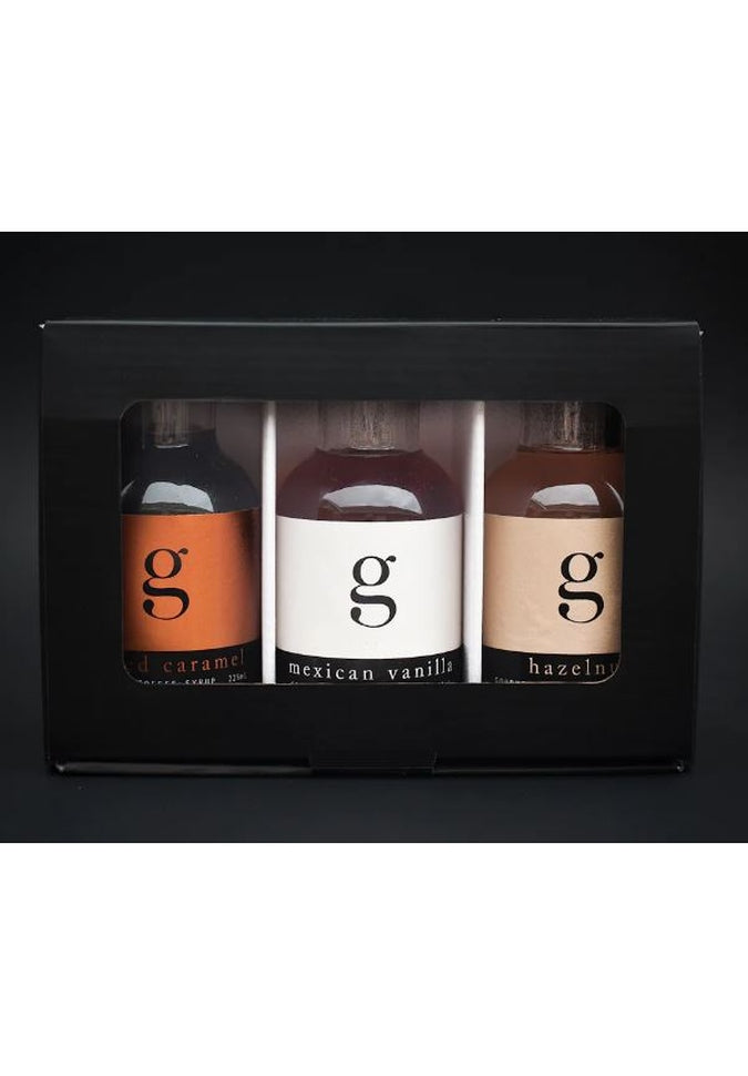 Gourmet Coffee Syrup Gift Set - Premium Flavored Syrups for Lattes, Cappuccinos & Desserts - Perfect for Home Baristas & Coffee Lovers