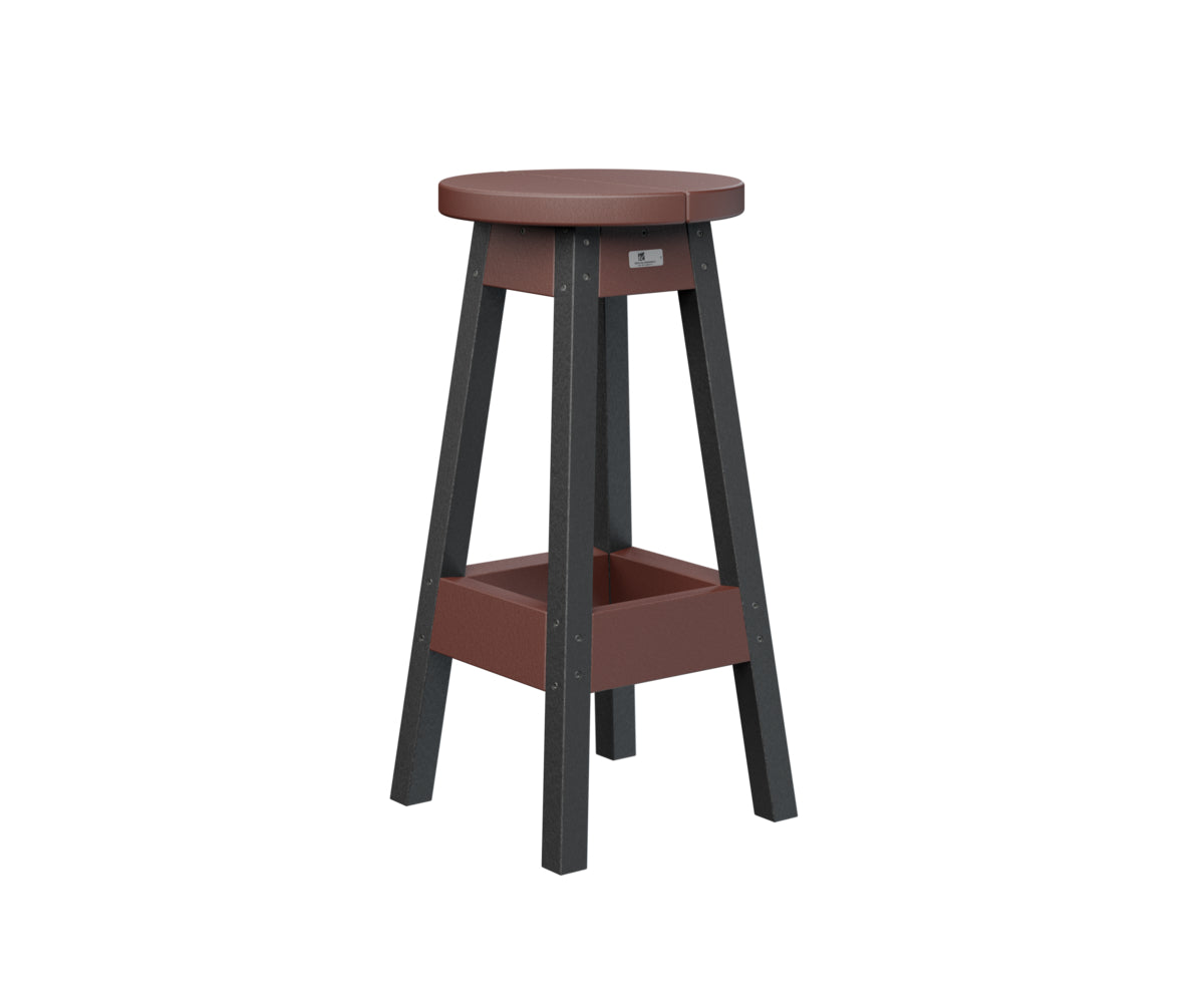 Berlin Gardens Outdoor Bar Stool - Weather-Resistant Patio Bar Height Stool for Backyard, Deck & Poolside - Perfect for Outdoor Dining, Entertaining & Relaxation