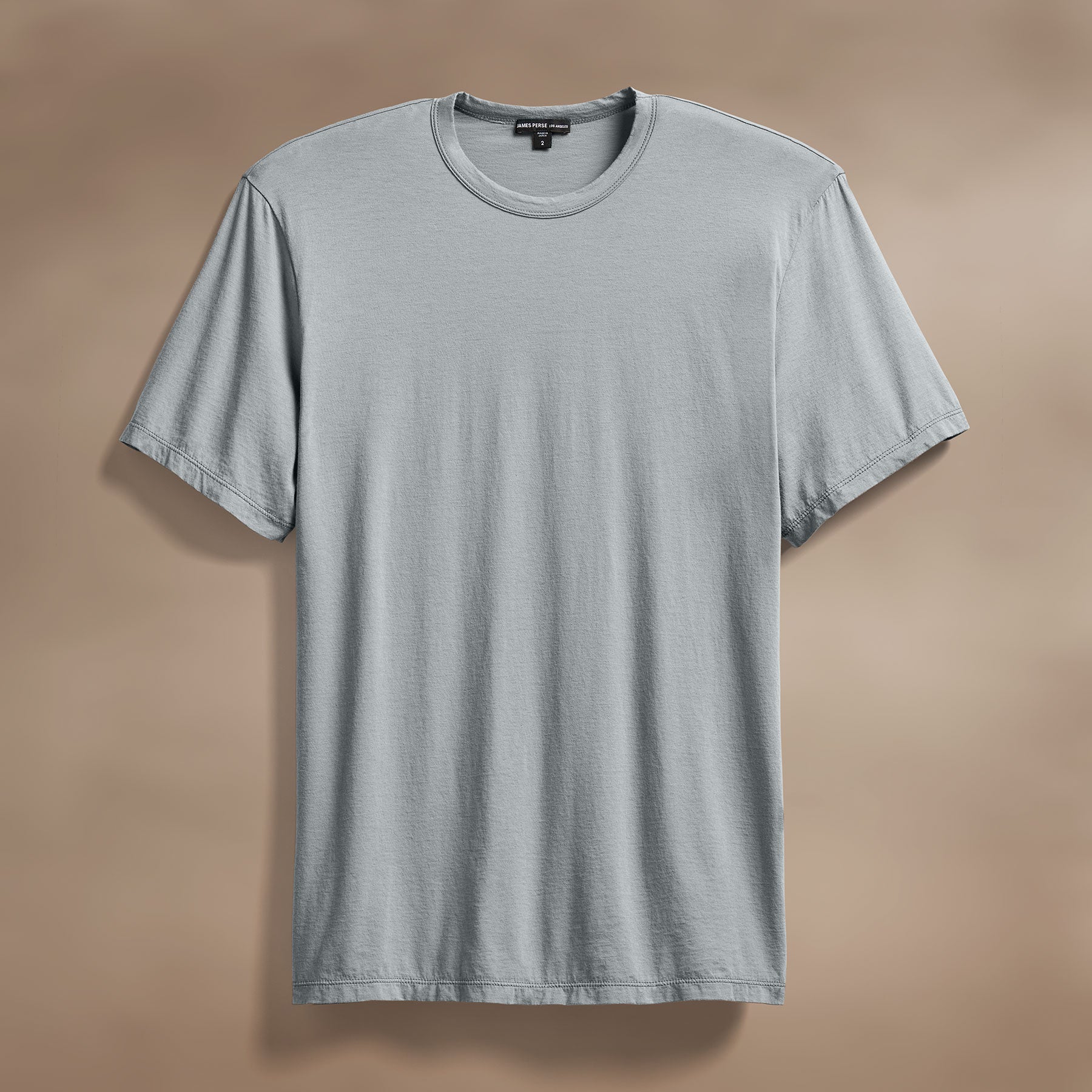 Luxe Lotus Jersey Tee - Soft Comfortable Women's T-Shirt in Grey Sky | Casual Wear, Layering & Everyday Outfits