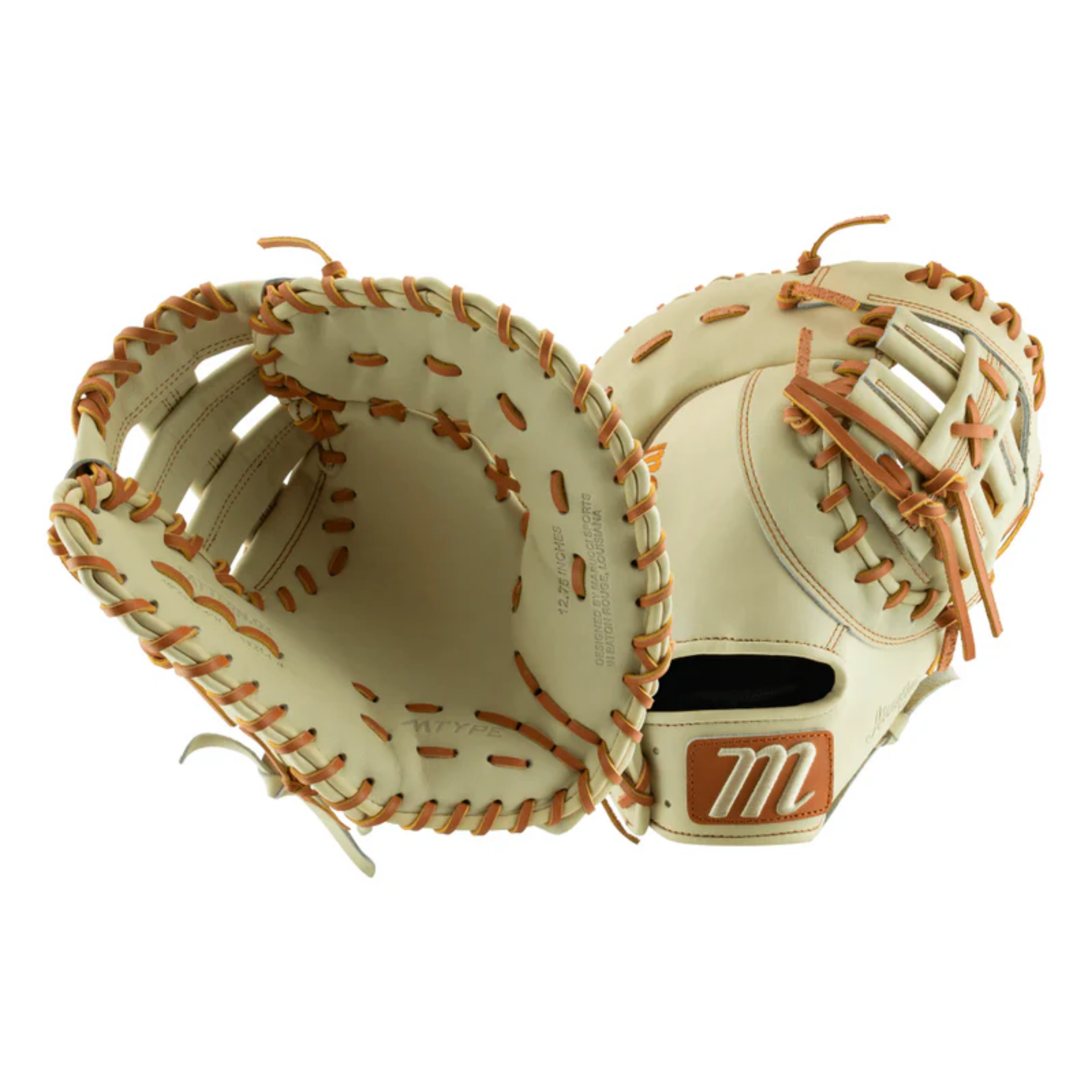 Marucci Ascension M Type 38S1 First Base Baseball Mitt 12.75 Inch - Premium Leather Glove for Baseball Players, Ideal for First Basemen in Games & Practice