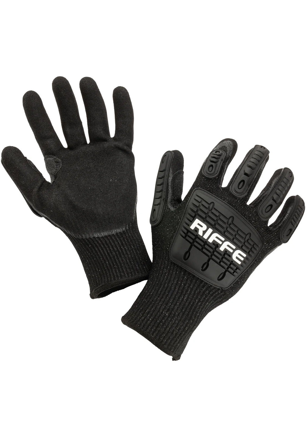 Riffe Cut Resistant Work Gloves - High Impact Protection Safety Gloves for Construction, Woodworking & Metalworking - ANSI Level A4 Cut Resistant Gloves for Men & Women