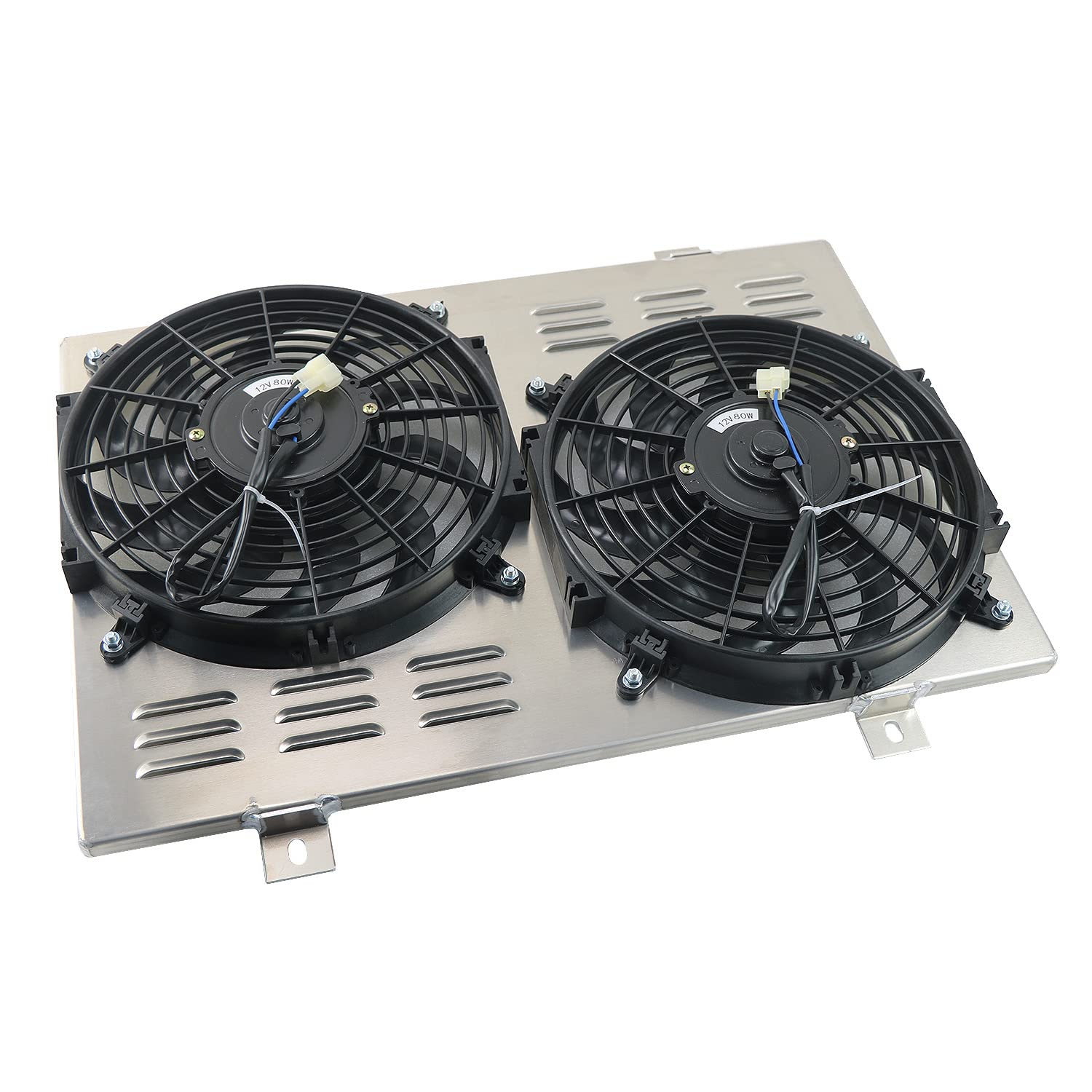 High Performance Aluminum Shroud Fan for 1975-1993 Ford Mustang, Lincoln Mark VII Continental, Mercury Cougar Capri Marquis Monarch - Cooling System Upgrade for Classic Cars & Hot Rods