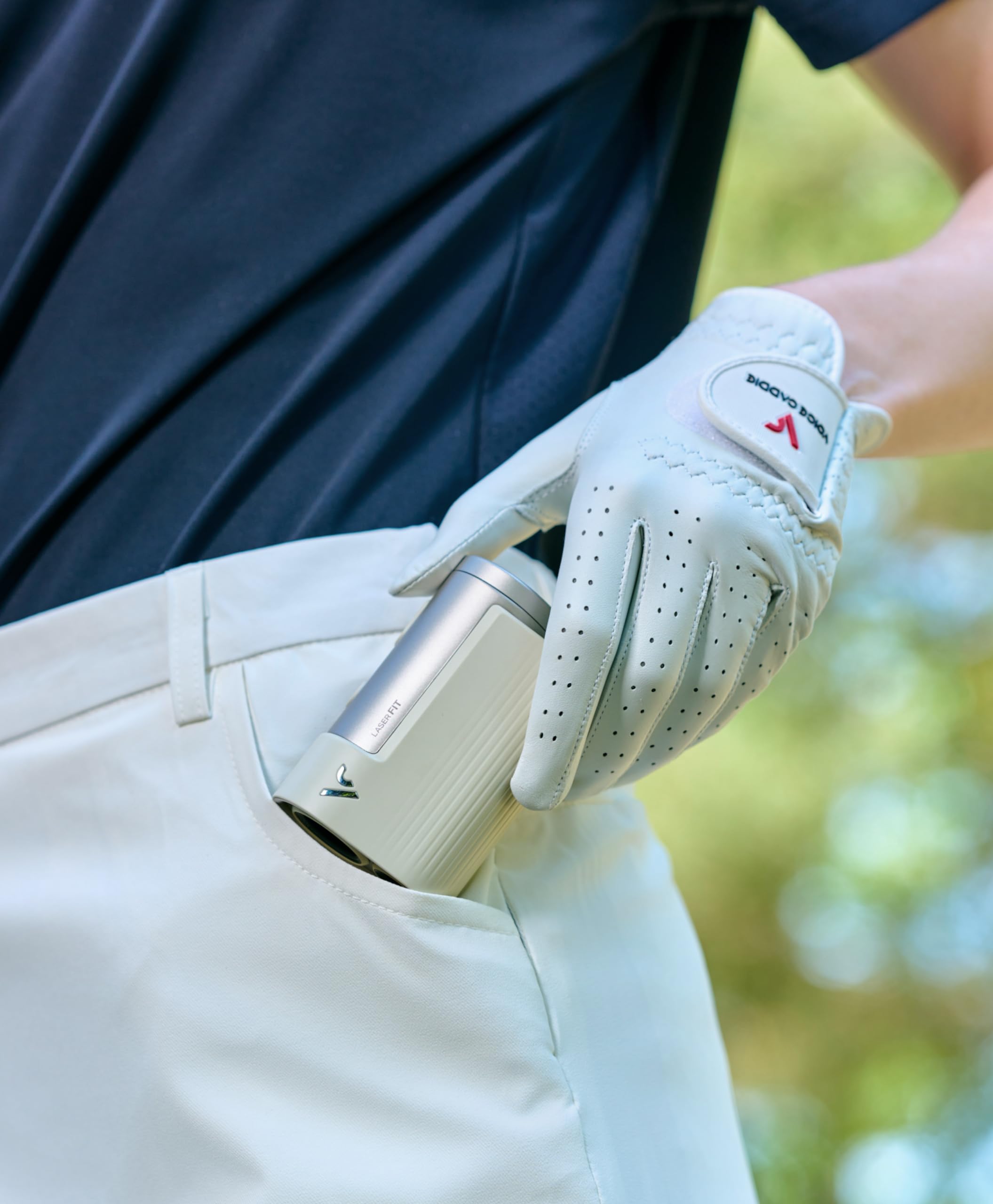 Laser FIT Golf Rangefinder with Slope & Tournament Mode | Compact, Stylish Golf Distance Measurer for Men & Women | Perfect Golf Gift for Players, Coaches & Enthusiasts | Use on Course, Driving Range & Hunting