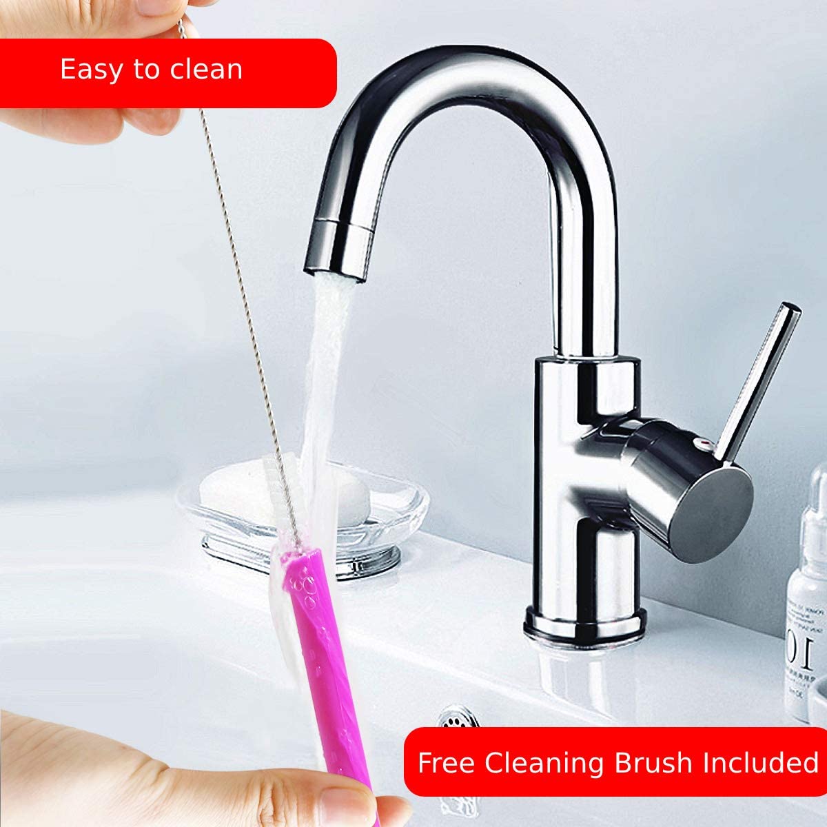 Reusable Silicone Straws 5-Pack - BPA Free with Brush - Fits Yeti & Bubba Mugs - Perfect for Smoothies & Iced Drinks