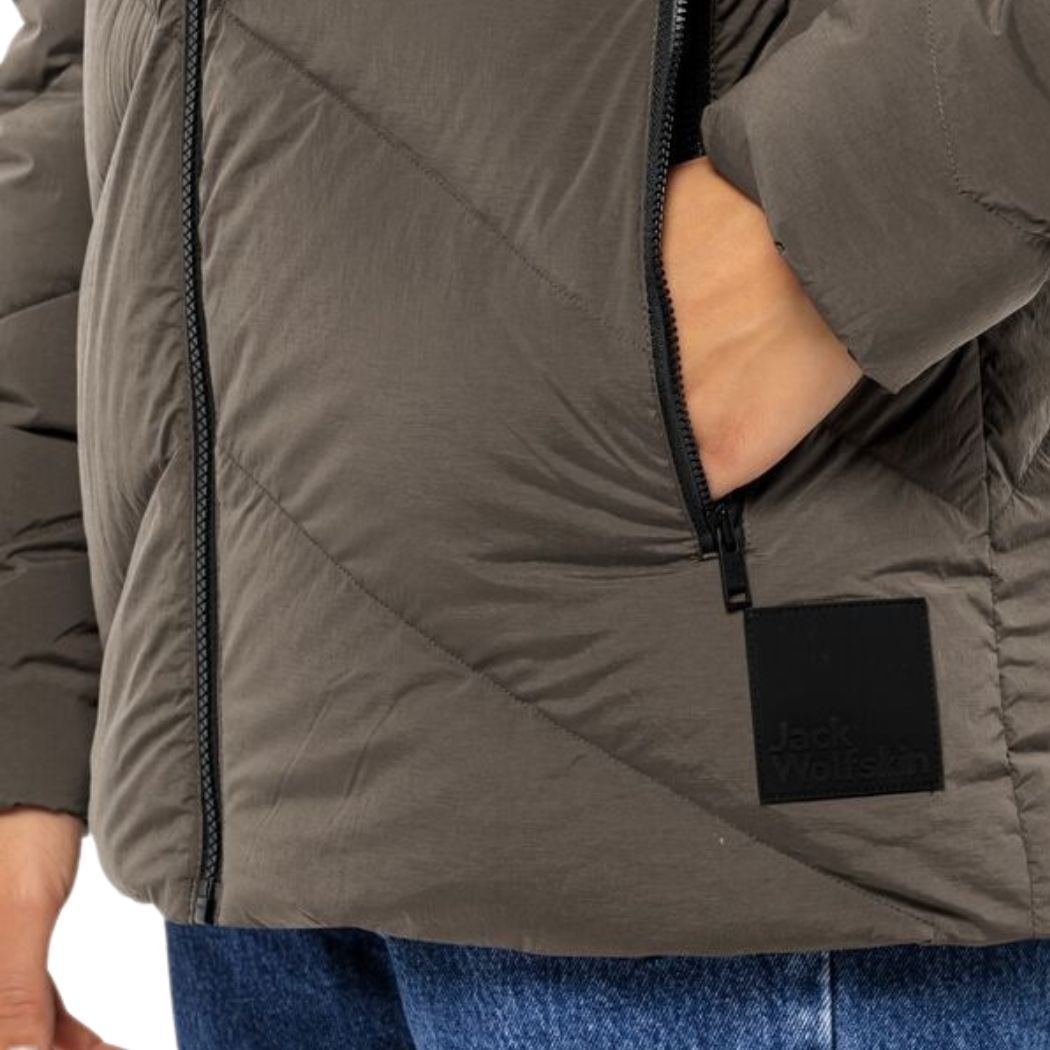 Jack Wolfskin Marienplatz Women's Waterproof Windproof Winter Jacket - Lightweight Insulated Outdoor Coat for Hiking, Skiing & Cold Weather
