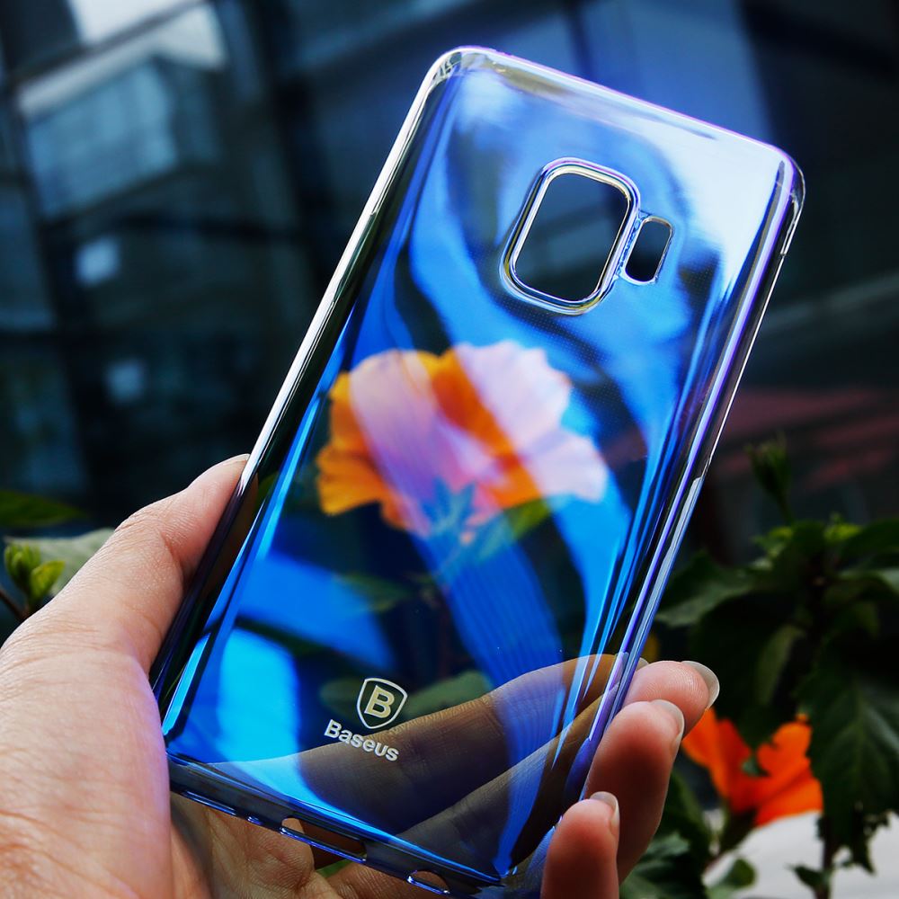 Baseus Glaze Shockproof Case for Samsung Galaxy S9 Plus - Slim Protective Cover with Anti-Scratch & Anti-Fingerprint Design - Perfect for Daily Use, Travel & Outdoor Activities