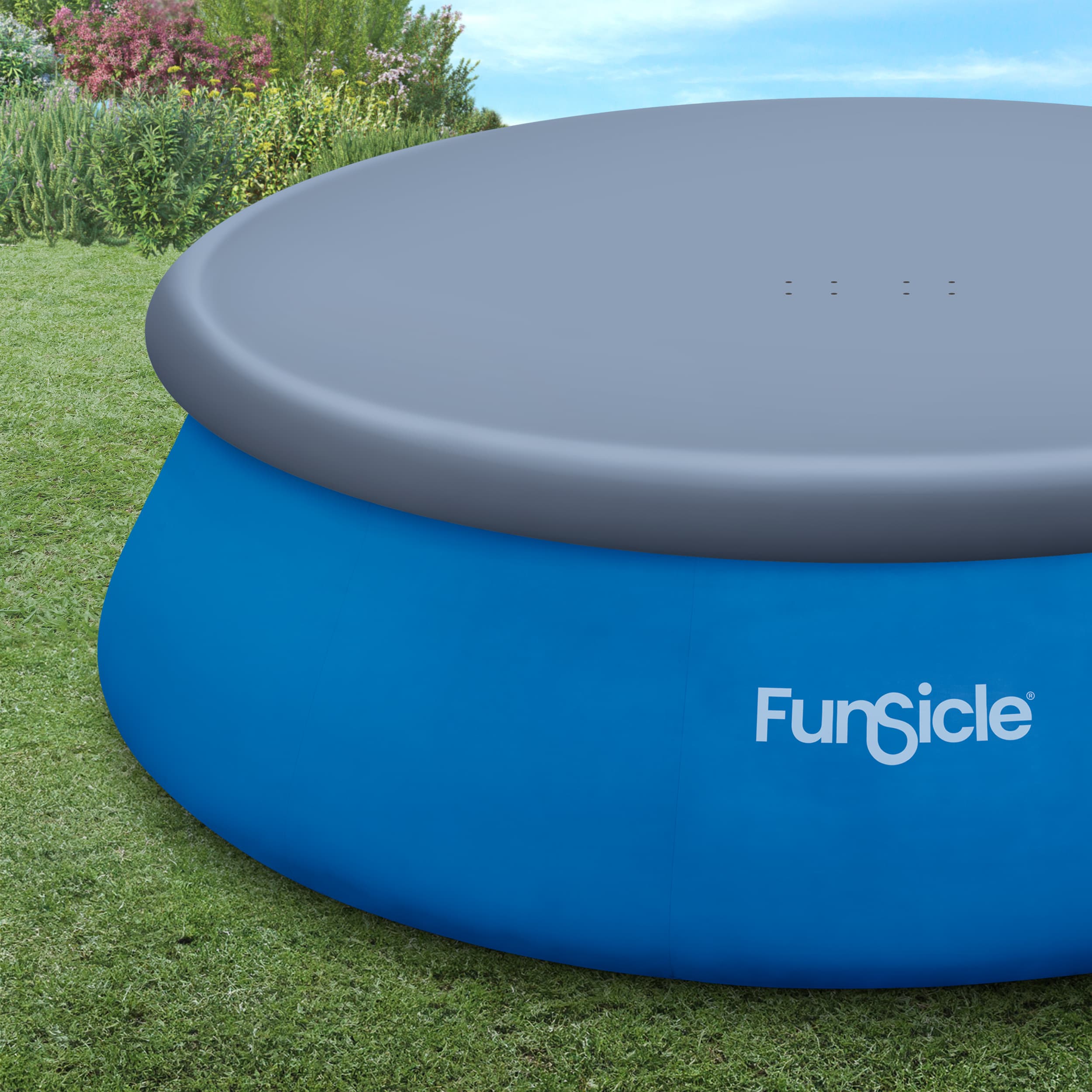 Funsicle 16ft QuickSet Pool Cover - Heavy Duty Winter Protection for Above Ground Pools | UV Resistant & Weatherproof | Perfect for Seasonal Storage & Debris Prevention