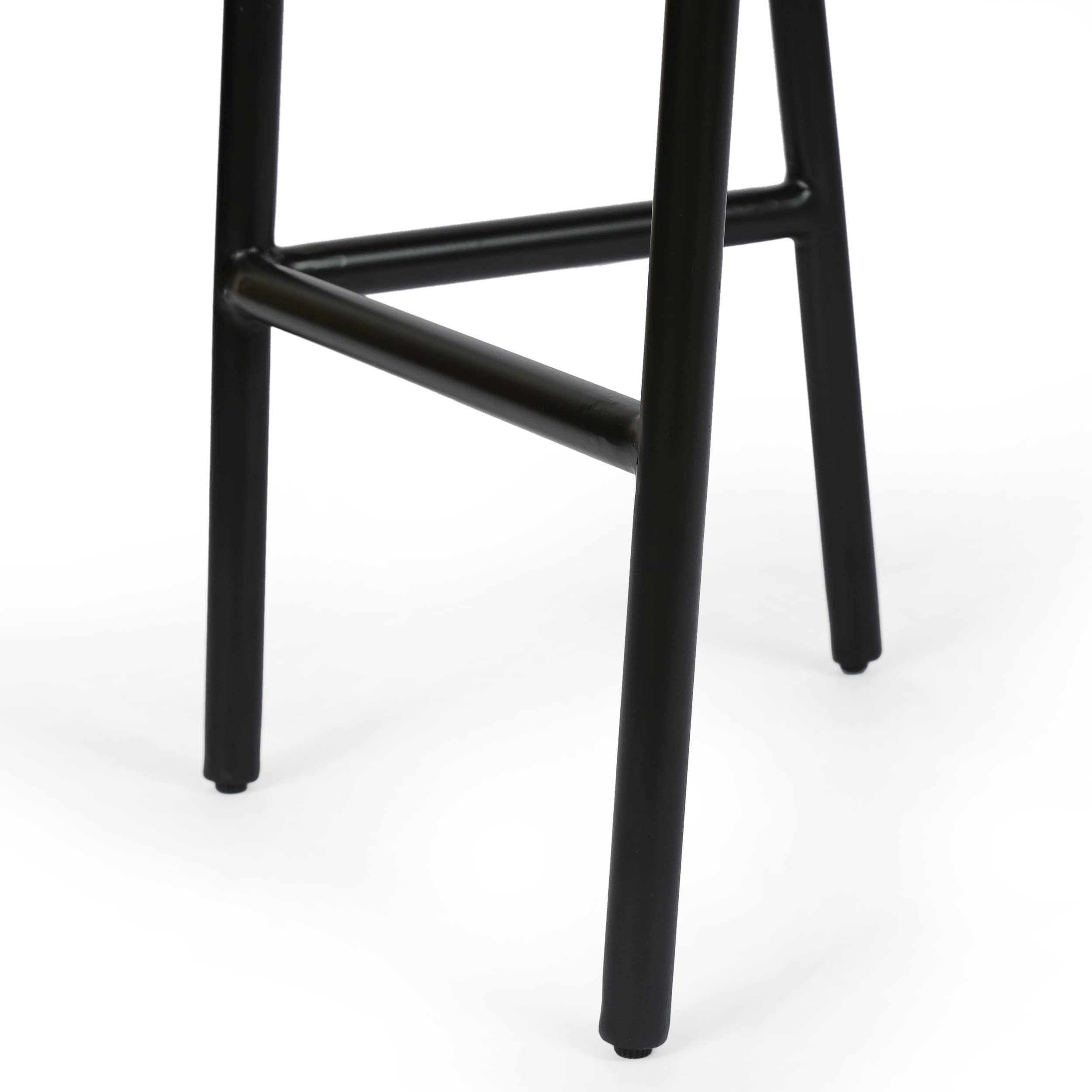 Christopher Knight Home Darke Desk - Black & Brown Wash Modern Writing Desk with Drawers for Home Office, Study Room, or Workspace