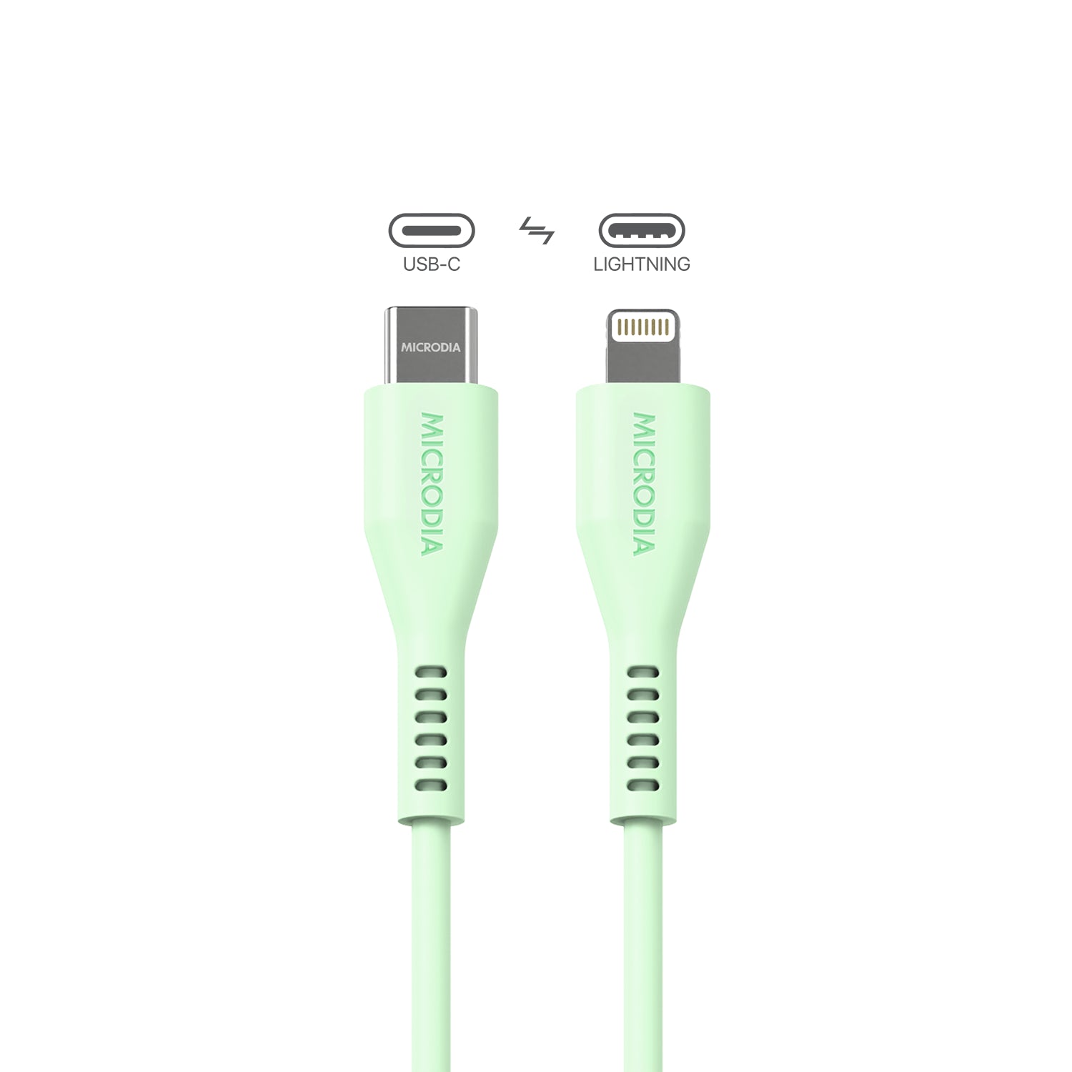MICRODIA Fruitywire™ 60W USB-C to Lightning Cable - MFi Certified Fast Charging & Data Sync (480Mbps) - Compatible with iPhone, iPad - Perfect for Home, Office & Travel Charging