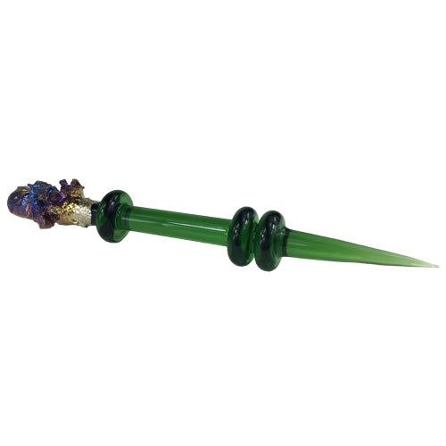 Premium Tony Kazy Glass Dabber - High-Quality Glass Nail for Dabbing Concentrates - Perfect for Wax, Oil, and Shatter - Ideal for Home Use & Portable Dabbing Sessions
