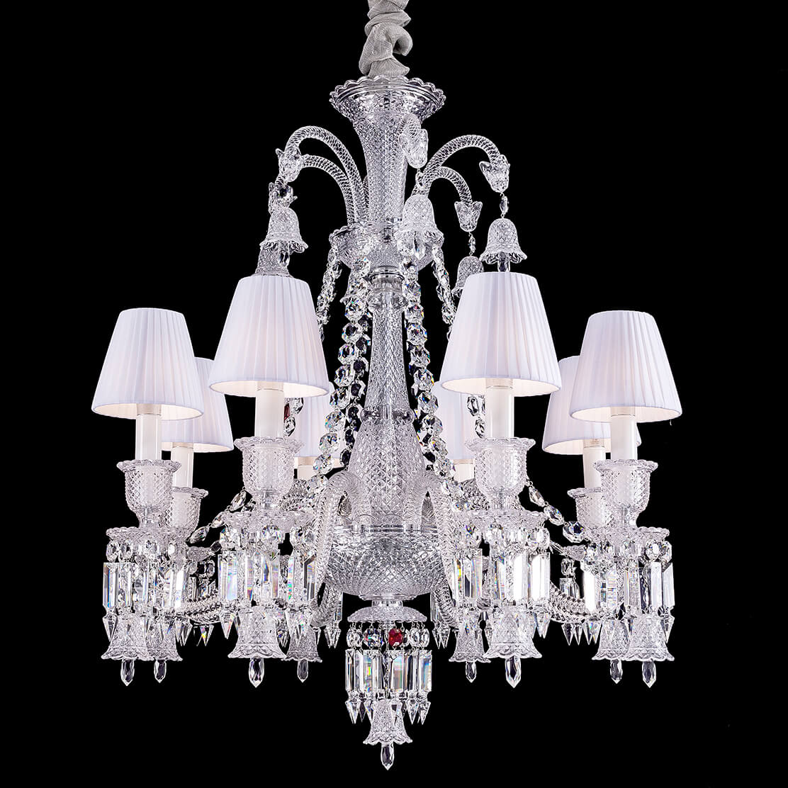 Elegant Bacara Zenith Crystal Chandelier - Modern Luxury Ceiling Light Fixture for Dining Room, Living Room & Bedroom Decor
