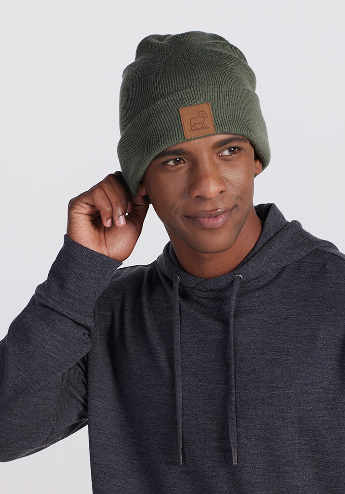 Baylor Merino Wool Beanie for Men & Women - Soft Warm Winter Hat for Skiing, Hiking & Outdoor Activities