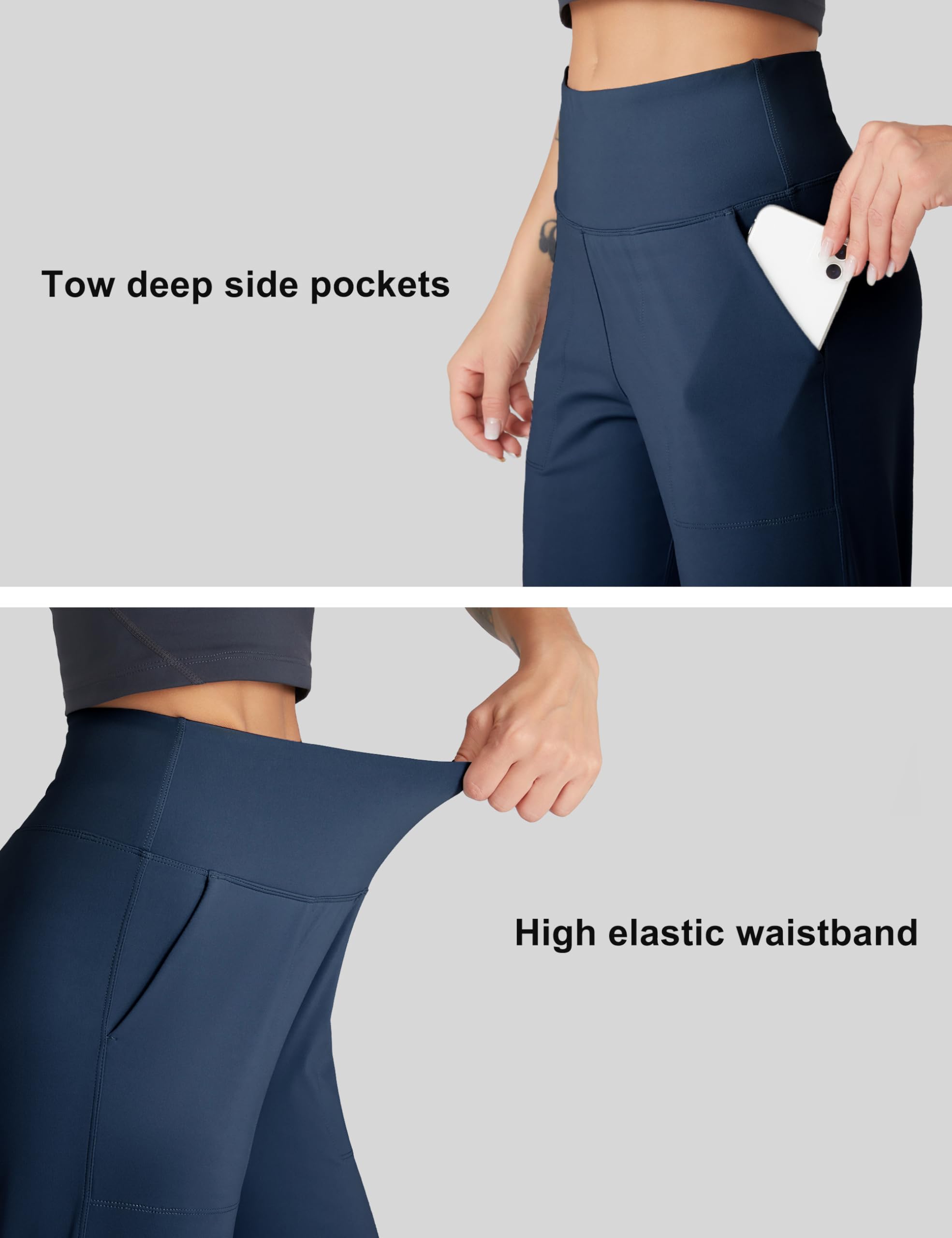 Dragon Fit High Waist Joggers for Women - Workout Yoga Sweatpants with Pockets | Tapered Lounge Pants for Running, Gym & Casual Wear