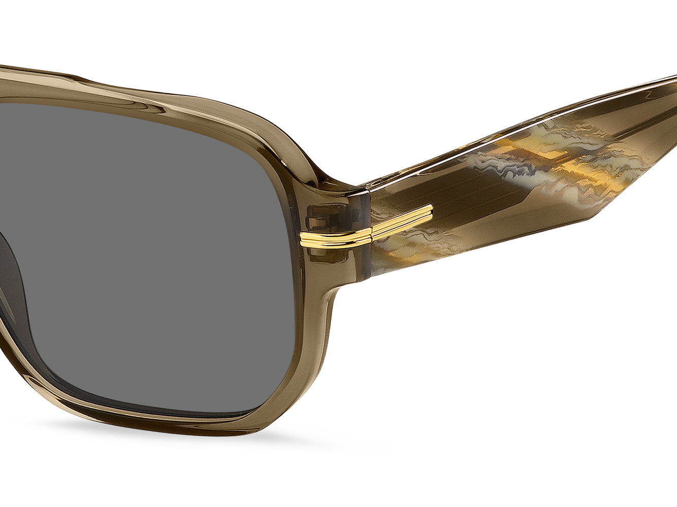 Boss 1718 S Sunglasses for Men - Polarized UV Protection Aviator Shades - Perfect for Driving, Travel & Outdoor Activities