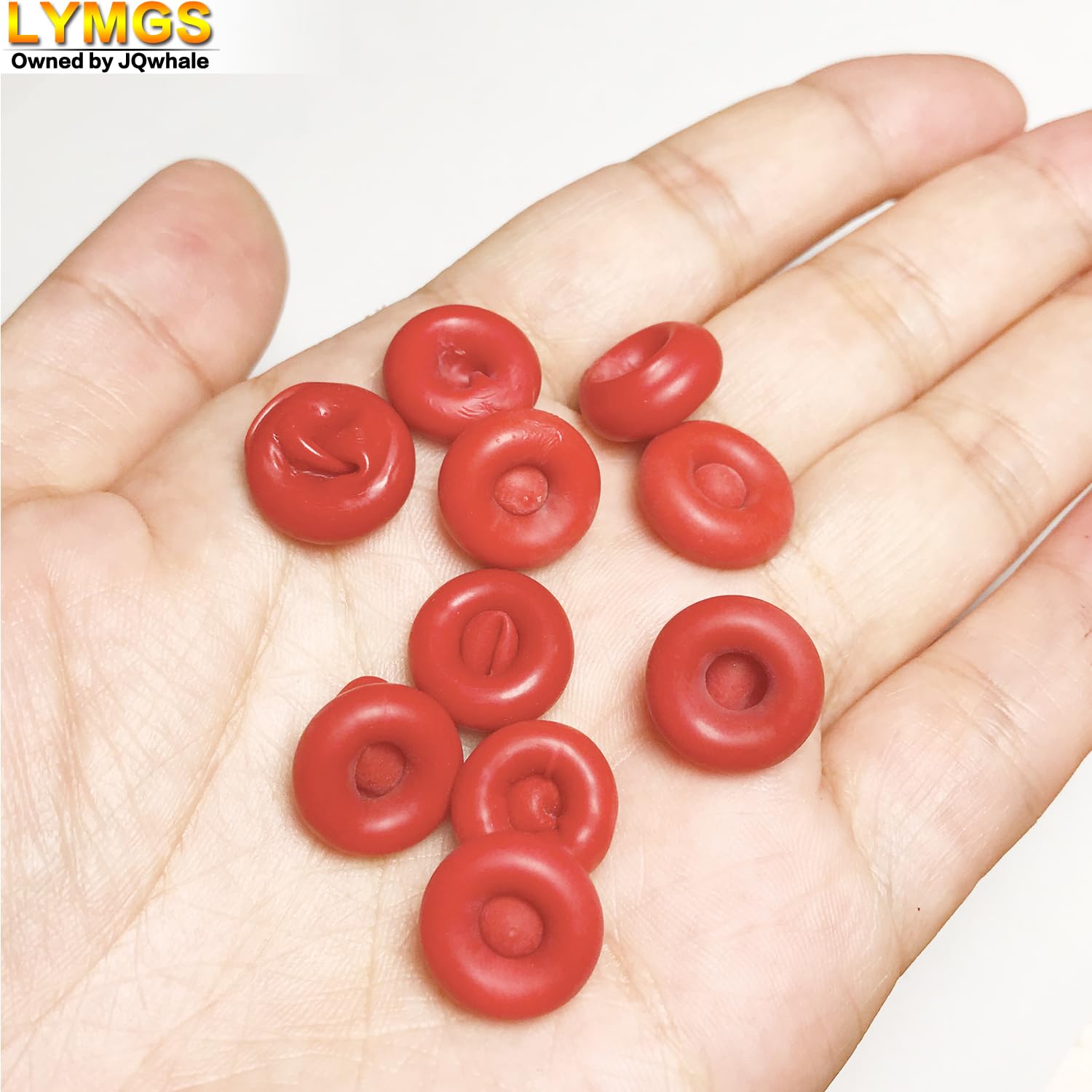 Universal Fit Caulk Tube Latex Sealing Caps (10 Pack, Red) - Caulk Saver Cover Sealer for Sealing & Preserving Open Caulking Tubes - Perfect for DIY Home Repairs, Bathroom & Kitchen Renovations