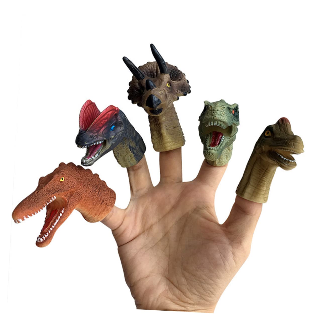 ibasenice 10-Piece Animal Puppet Brain Toy Set - Fun Educational Hand Puppets for Kids, Storytelling, Classroom Activities & Interactive Play