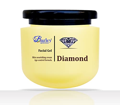 Barley Diamond Facial Gel - 450g Hydrating & Brightening Face Mask for Glowing Skin | Perfect for Daily Skincare & Nighttime Routine