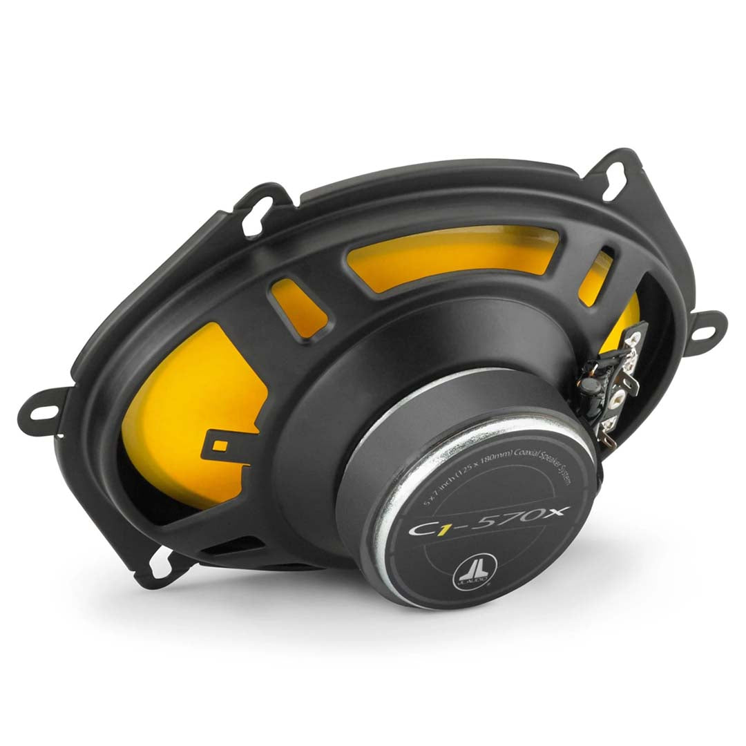 JL Audio C1 570x 5x7/6x8 2-Way Coaxial Car Speakers - 225W Power Handling - Premium Sound for Cars, Trucks & SUVs - Perfect for Upgrading Factory Audio Systems