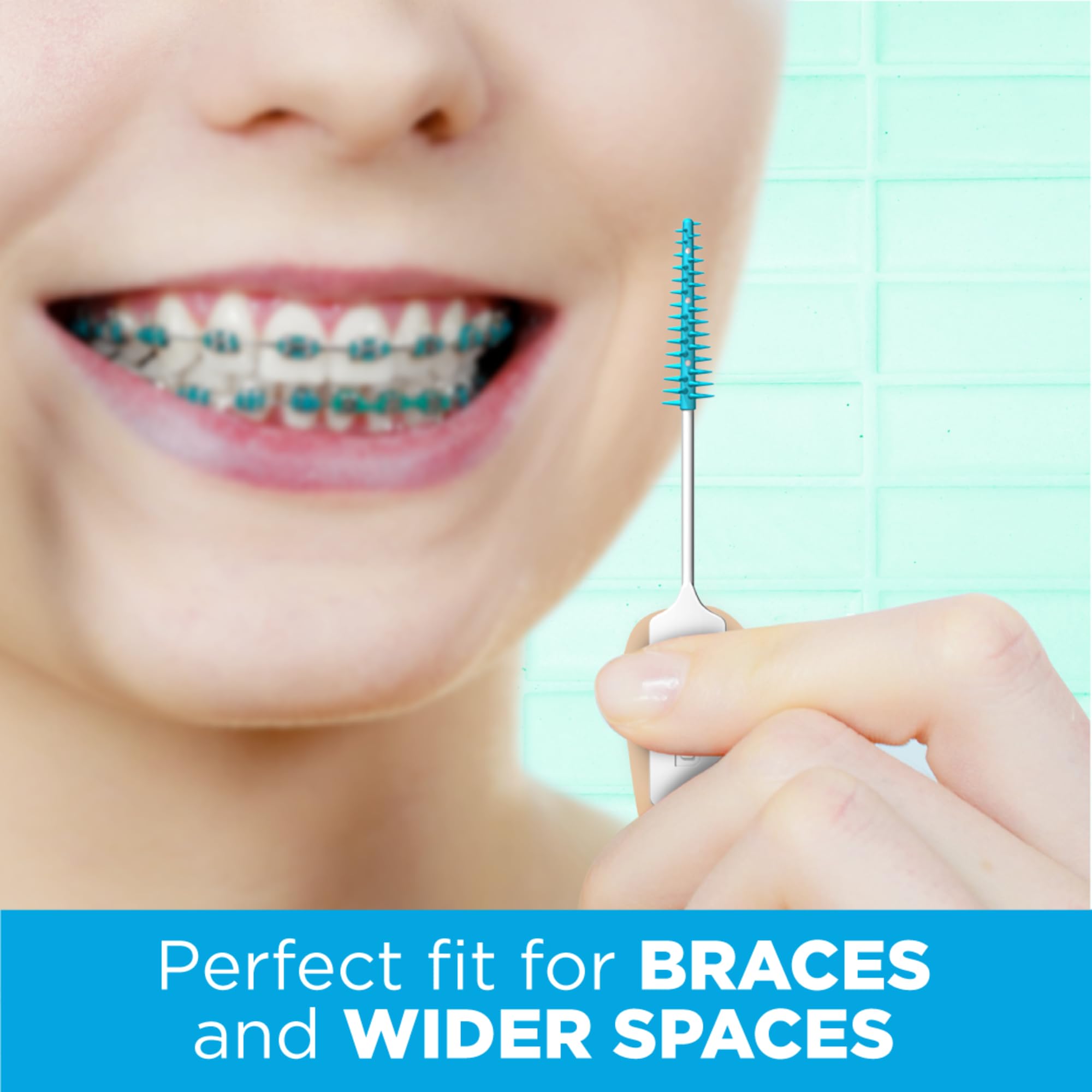 GUM Soft-Picks Wide Space Dental Picks for Teeth Cleaning & Gum Care - Dentist Recommended, 100 Count (3 Pack) with Travel Case - Perfect for Travel, Home & Office Use