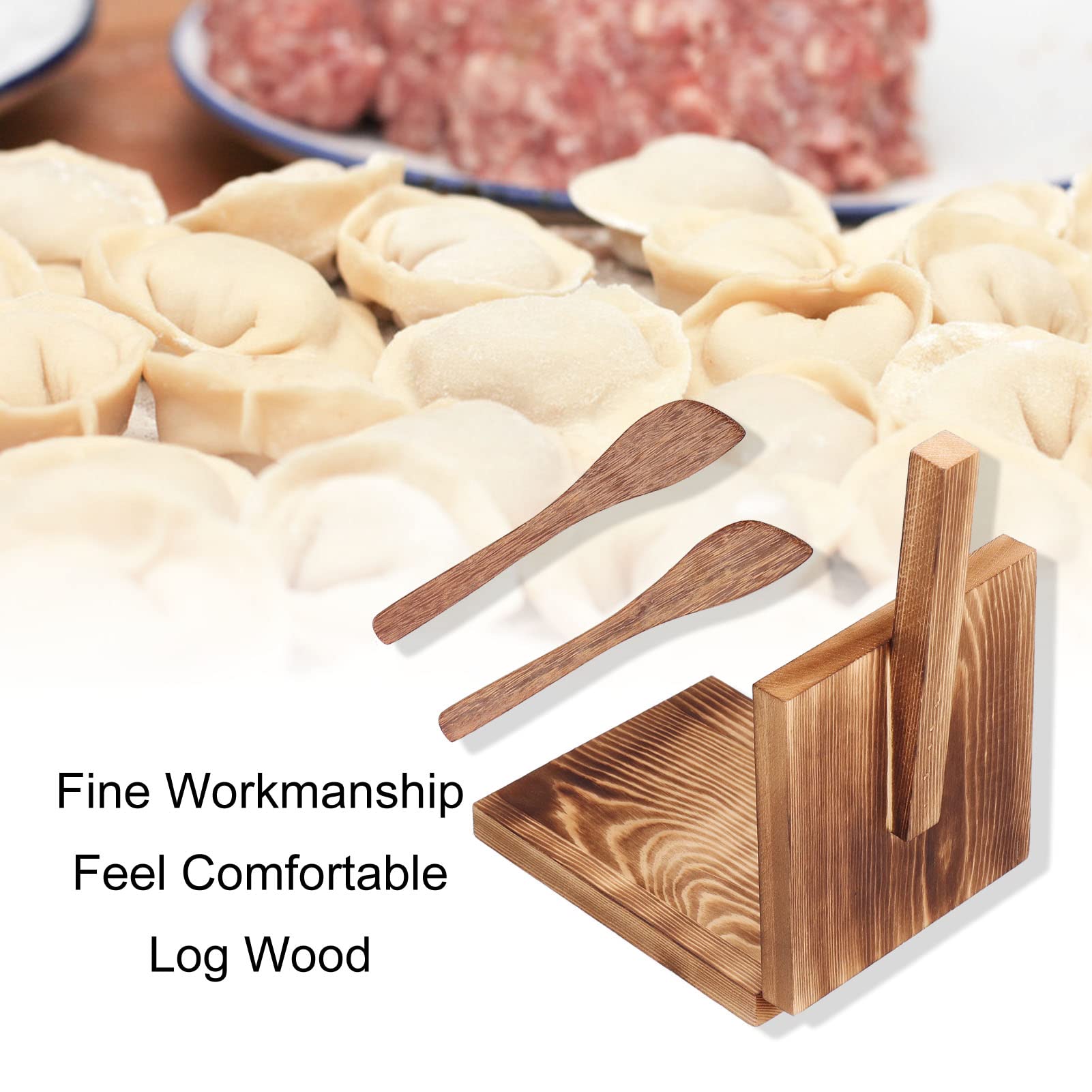 5-Inch Wooden Tortilla Press Maker - Handmade Roti & Quesadilla Maker for Mexican Cuisine | Perfect for Making Tortillas, Roti, Patacones & Dough Pressing at Home