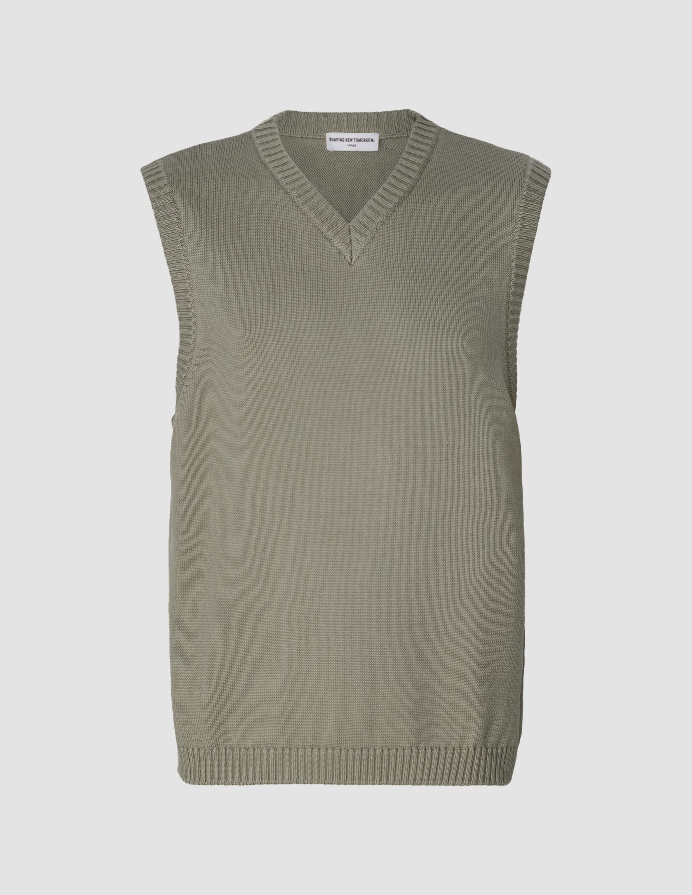 Stone Green Heavy Knit Vest for Men & Women - Cozy Winter Layering & Outdoor Activities