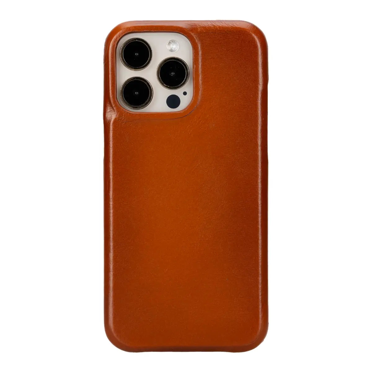 Premium Burnished Tan Leather iPhone 15 Pro Max Wallet Case - Slim Protective Cover with Card Slots | Perfect for Business, Travel & Everyday Use