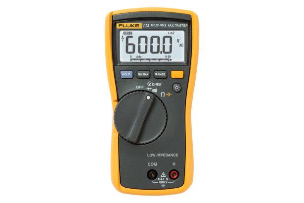 Fluke 114/APAC True RMS Digital Multimeter - Professional Electrical Tester for Voltage, Current & Resistance Measurement - Perfect for Electricians, HVAC & Industrial Use