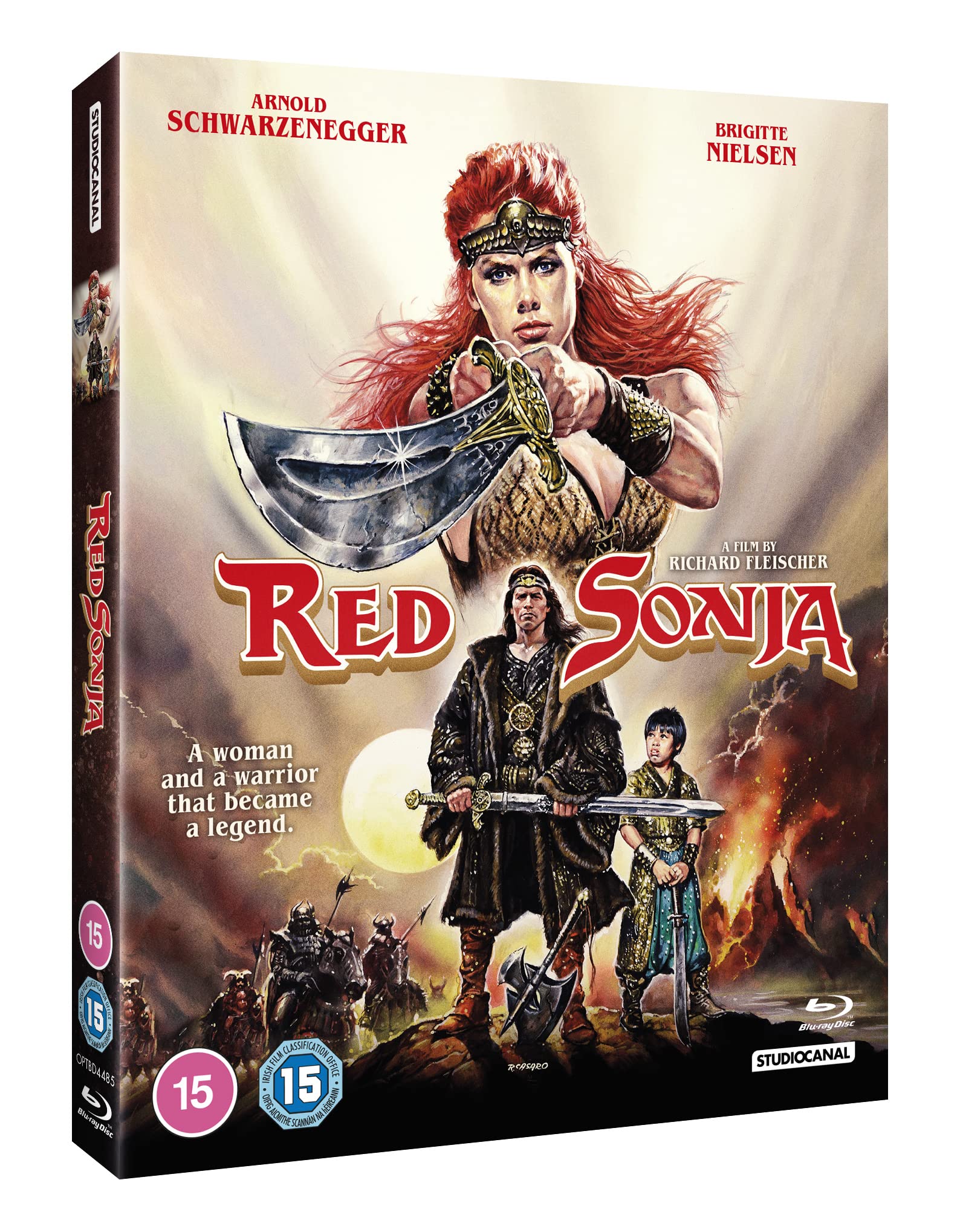 Red Sonja Blu-ray Movie | Fantasy Action Adventure Film | Perfect for Movie Nights & Collector's Editions