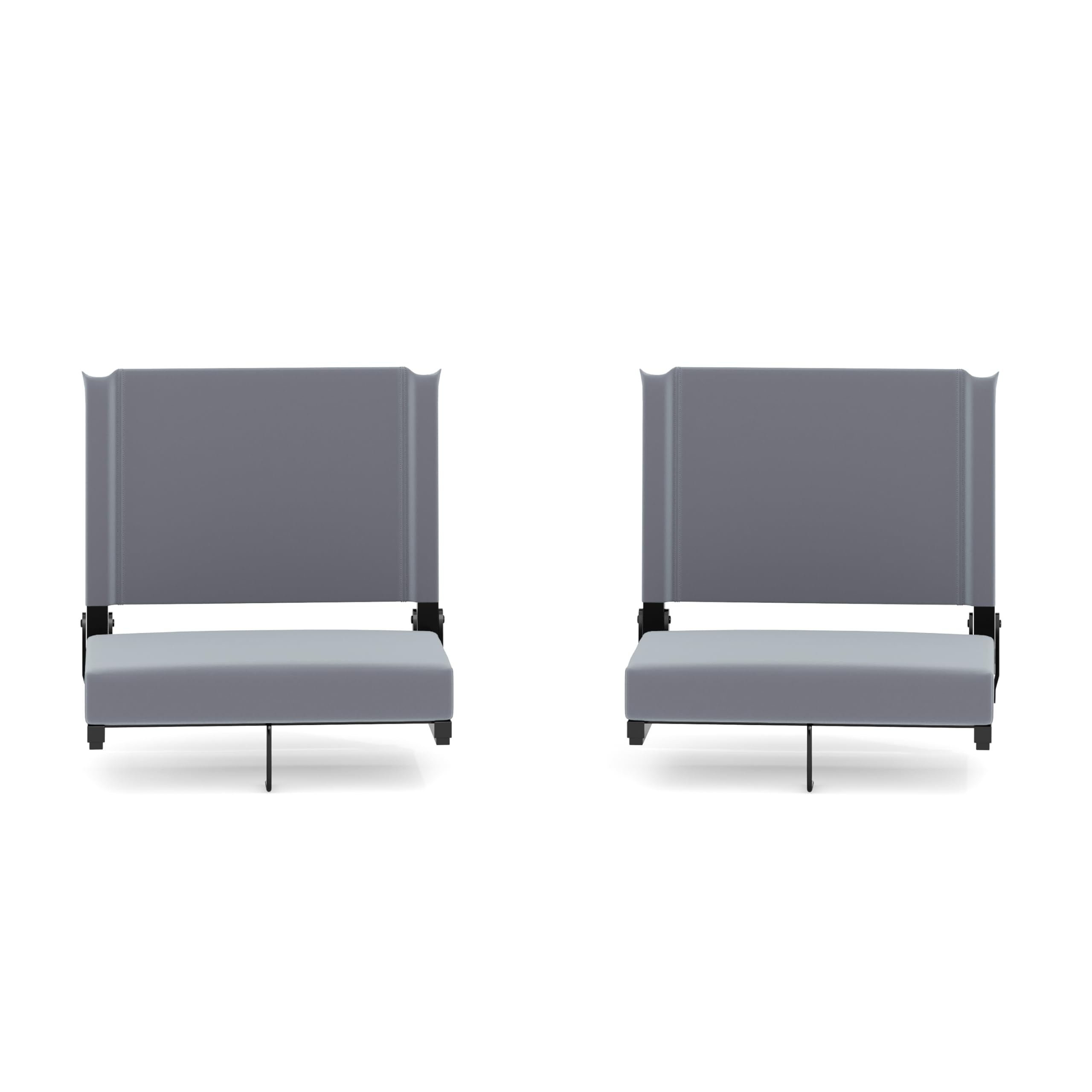 Ultra-Comfortable Lightweight Stadium Chair with Padded Seat - Supports 500 lbs - Perfect for Sports Games, Concerts & Outdoor Events