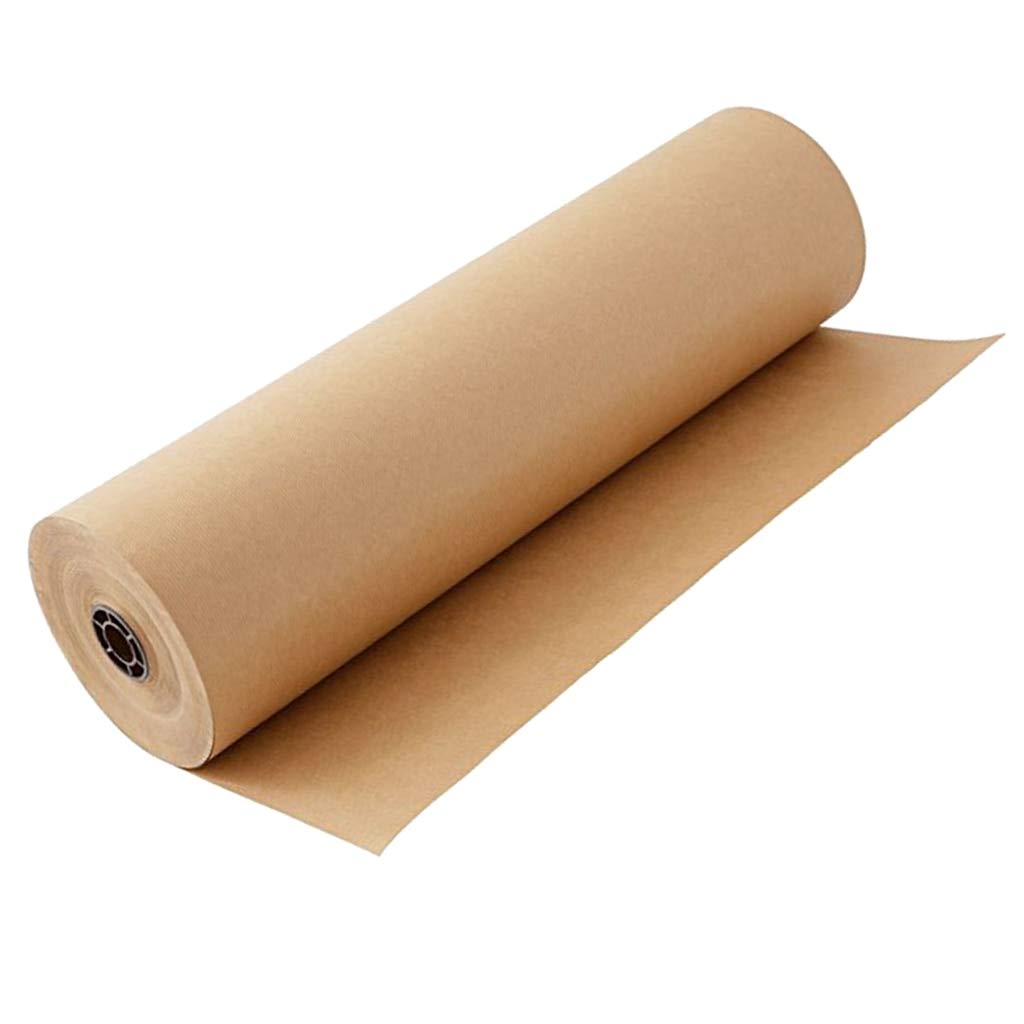 30 Meters Brown Kraft Wrapping Paper Roll - Natural Eco-Friendly Gift Wrapping Paper for Bouquets, Wedding, Birthday Party Decorations - Perfect for Floral Arrangements, DIY Crafts and Present Wrapping