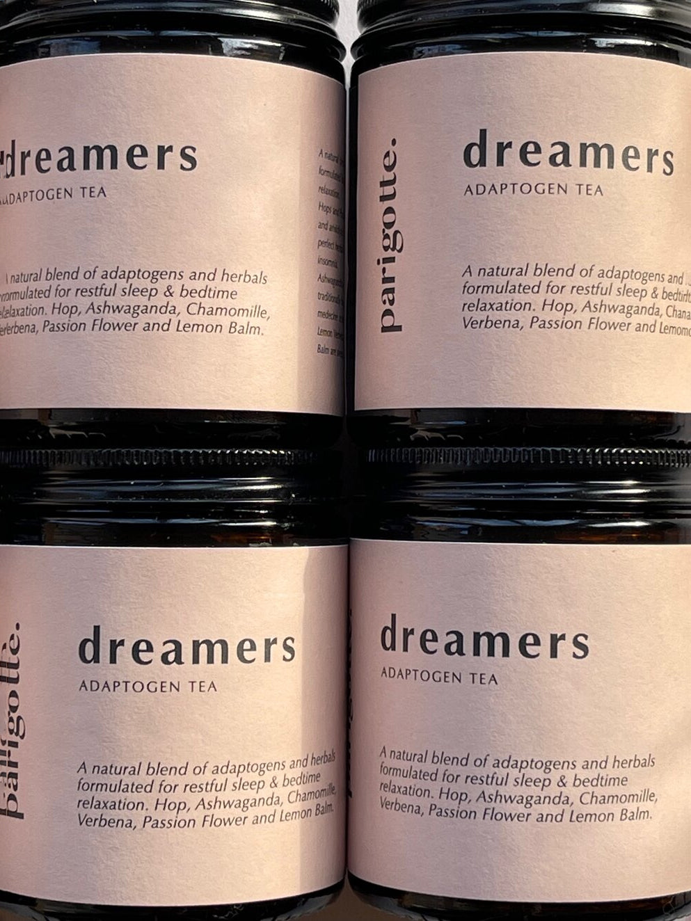 Parigotte Adaptogen Tea for Stress Relief & Better Sleep - Herbal Relaxation Blend for Calm & Focus - Perfect for Nighttime Relaxation & Meditation