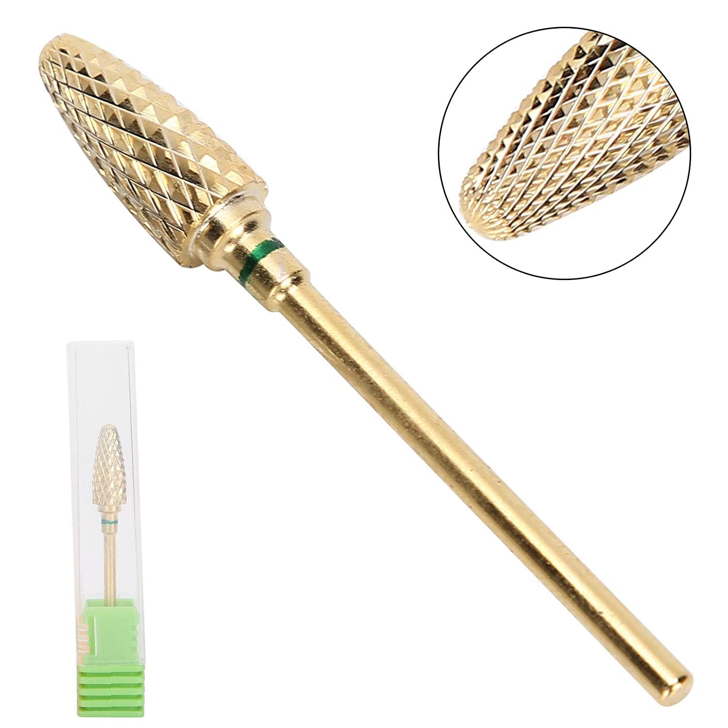 2-Piece Tungsten Steel Nail Drill Bits Set - Professional Manicure Sanding Heads for Home & Salon Use | Durable Replacement for Nail Art, Acrylics & Gel Polish